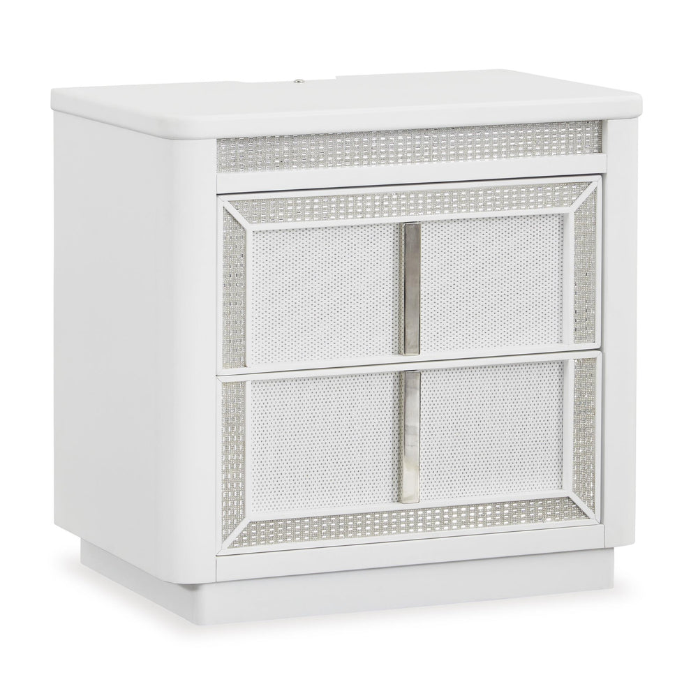  Signature Design by Ashley Chalanna B822-92 Two Drawer Night Stand IMAGE 1
