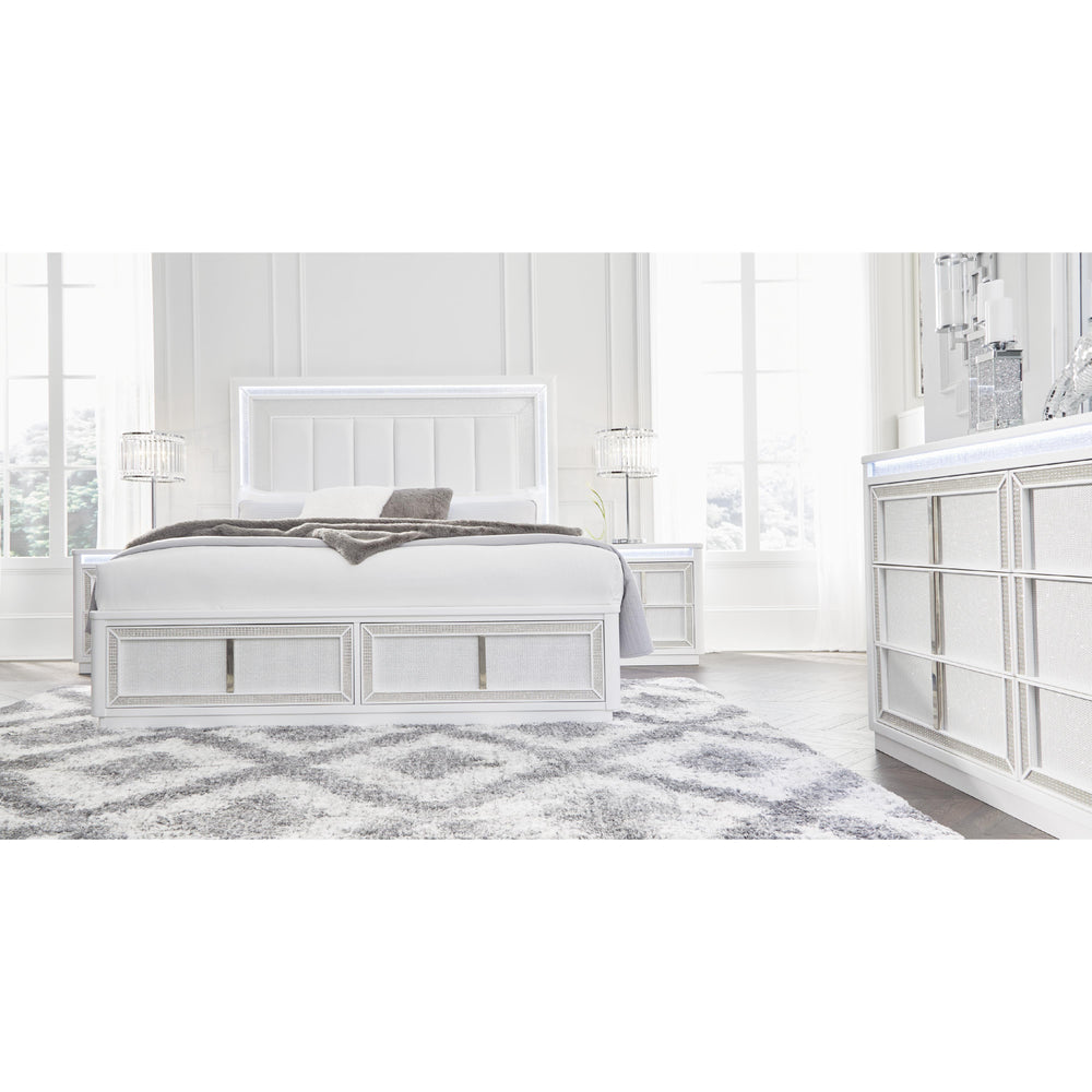  Signature Design by Ashley Chalanna B822B2 Queen Upholstered Storage Bed IMAGE 10