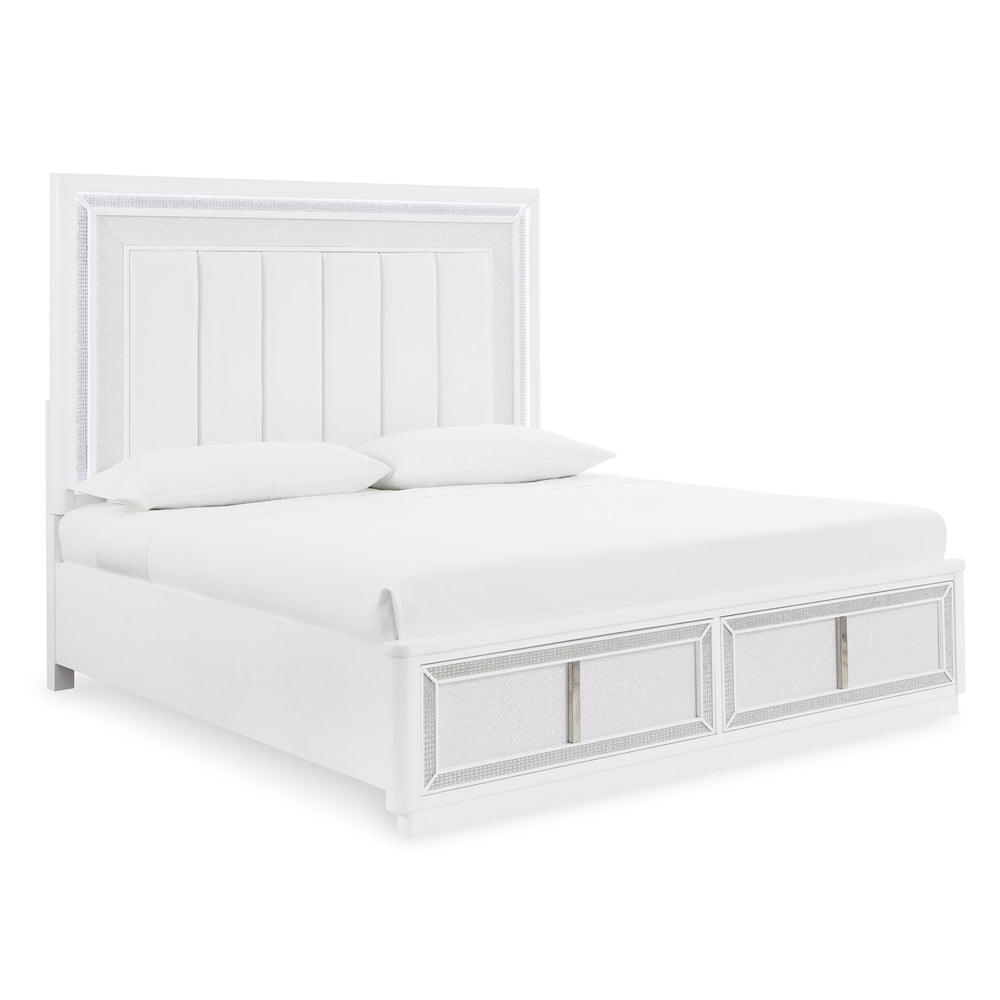 Signature Design by Ashley Chalanna B822B4 King Upholstered Storage Bed IMAGE 2