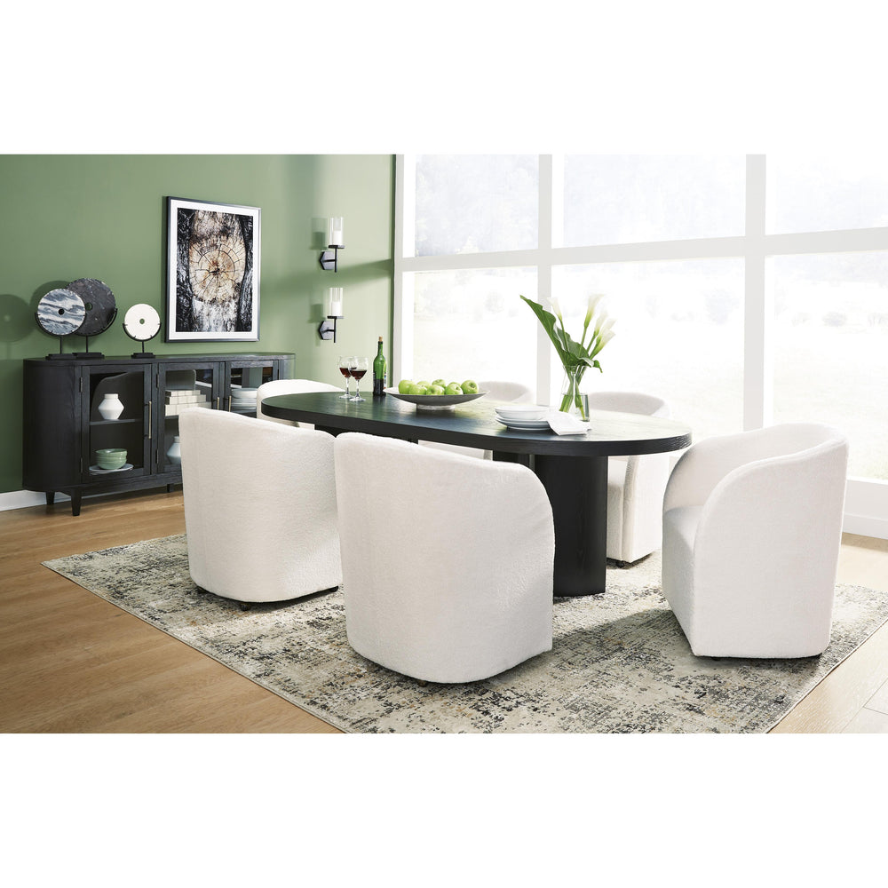  Signature Design by Ashley Rowanbeck D821-25 Oval Dining Room Table IMAGE 7