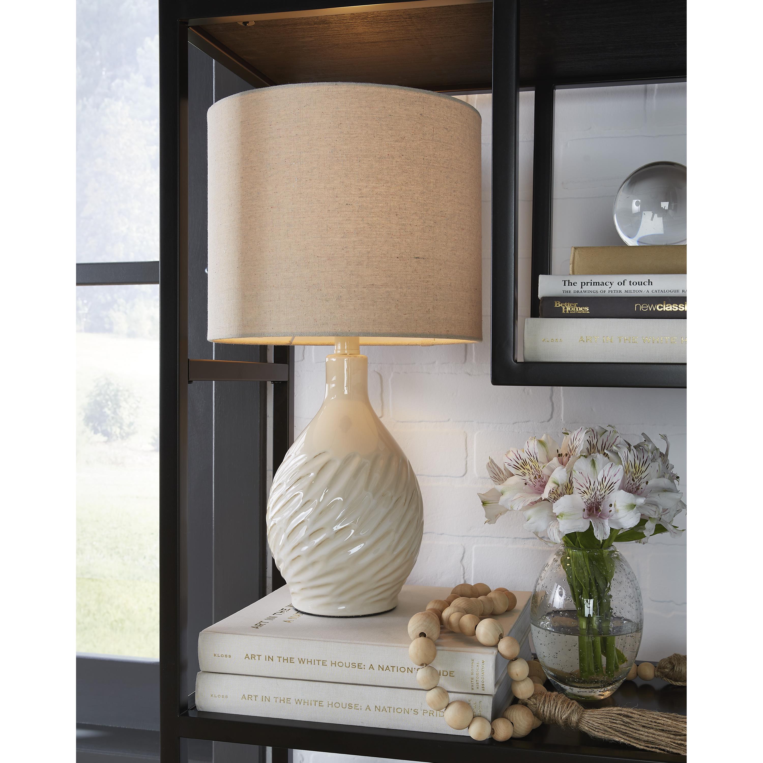  Signature Design by Ashley Garinton L180194 Ceramic Table Lamp IMAGE 2
