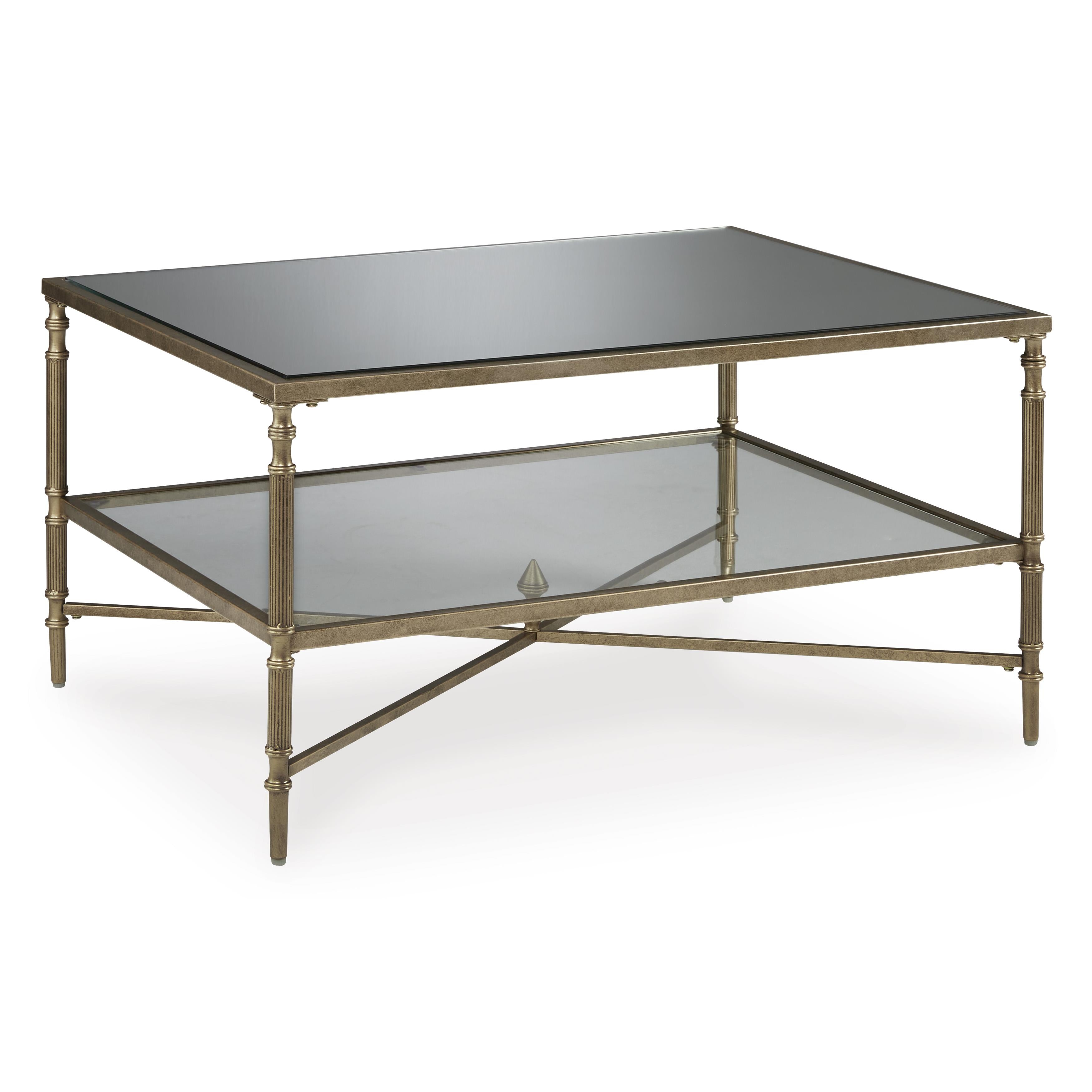  Signature Design by Ashley Cloverty T440-1 Rectangular Cocktail Table IMAGE 1