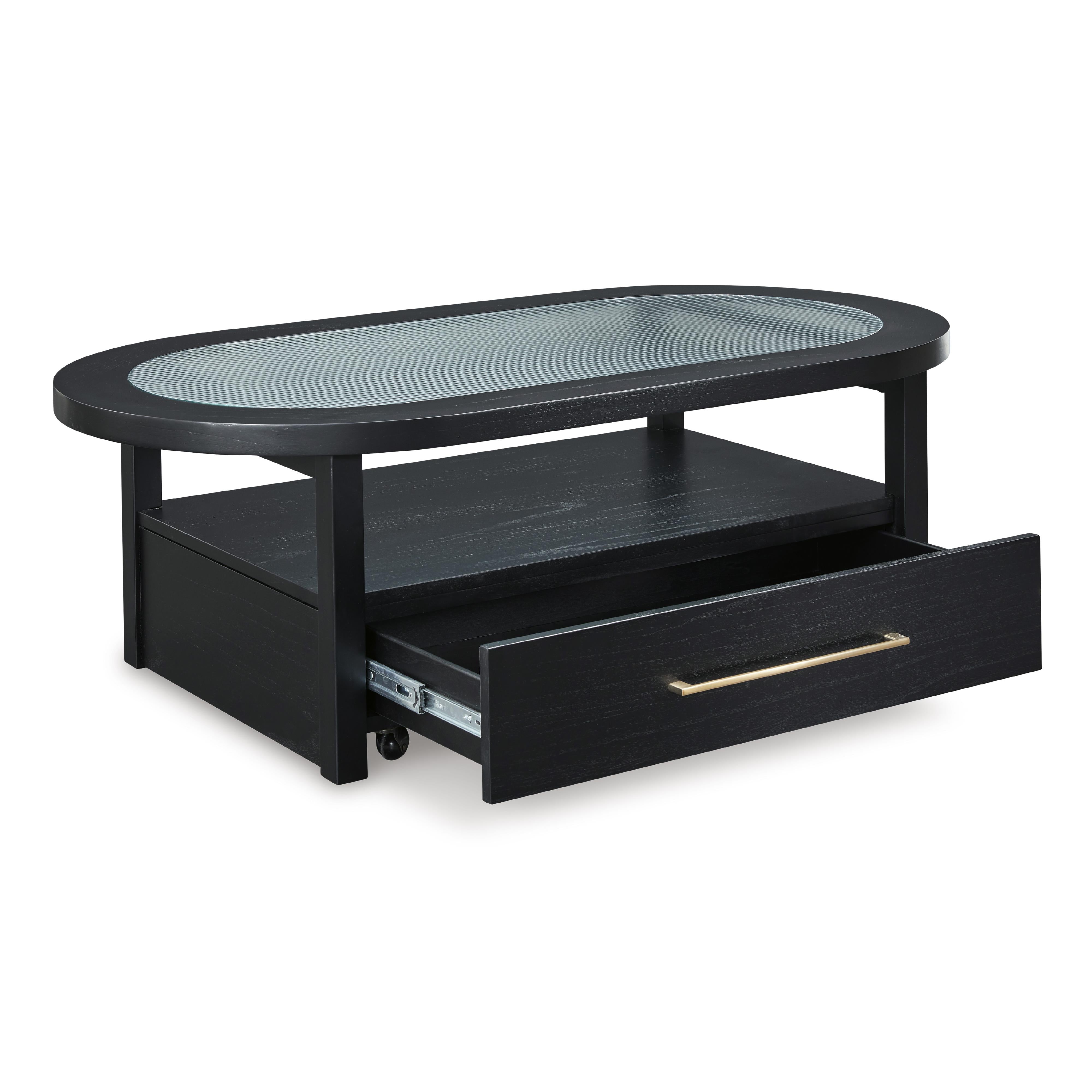  Signature Design by Ashley Winbardi T786-0 Oval Cocktail Table IMAGE 2