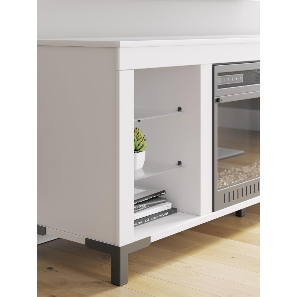 Signature Design by Ashley Brollevi W2722-168 TV Stand with Fireplace IMAGE 7