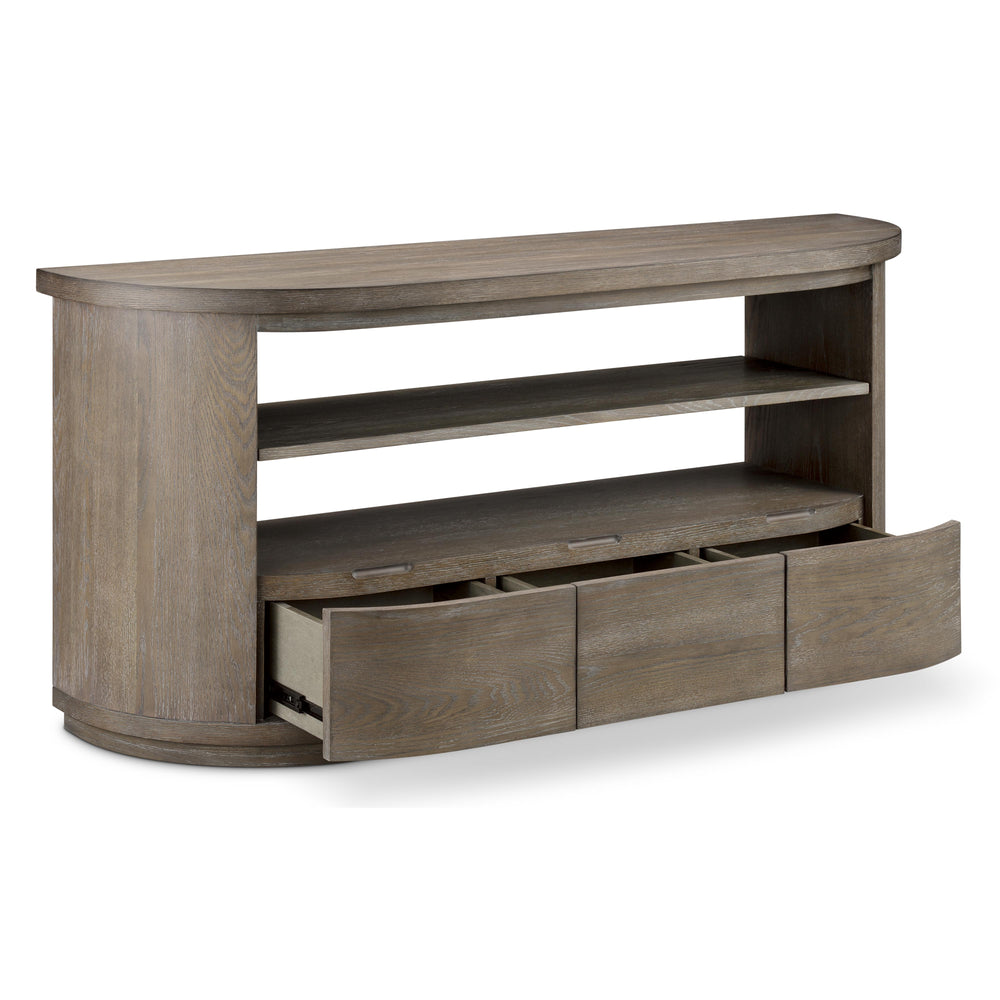  Magnussen Bosley T5693-75 Demilune Sofa Table IMAGE 2