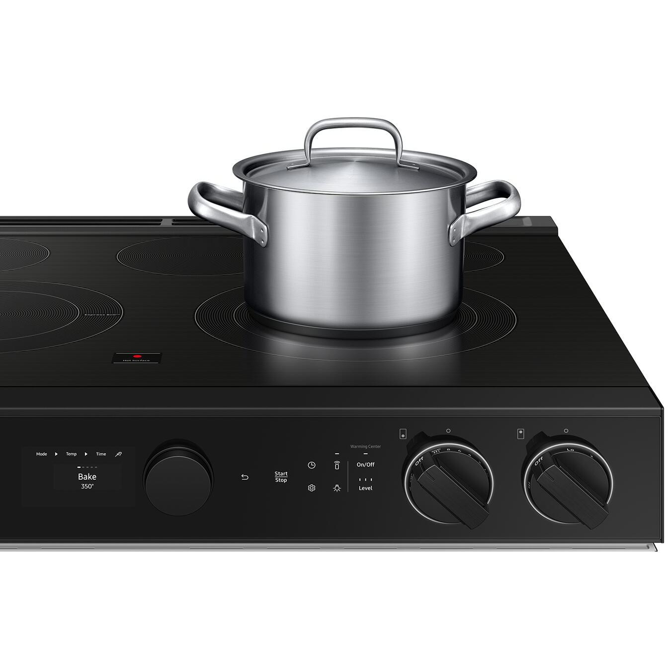  Samsung 6.3 cu. ft. Bespoke Smart Slide-In Electric Range NSE6DB870012/AC IMAGE 4