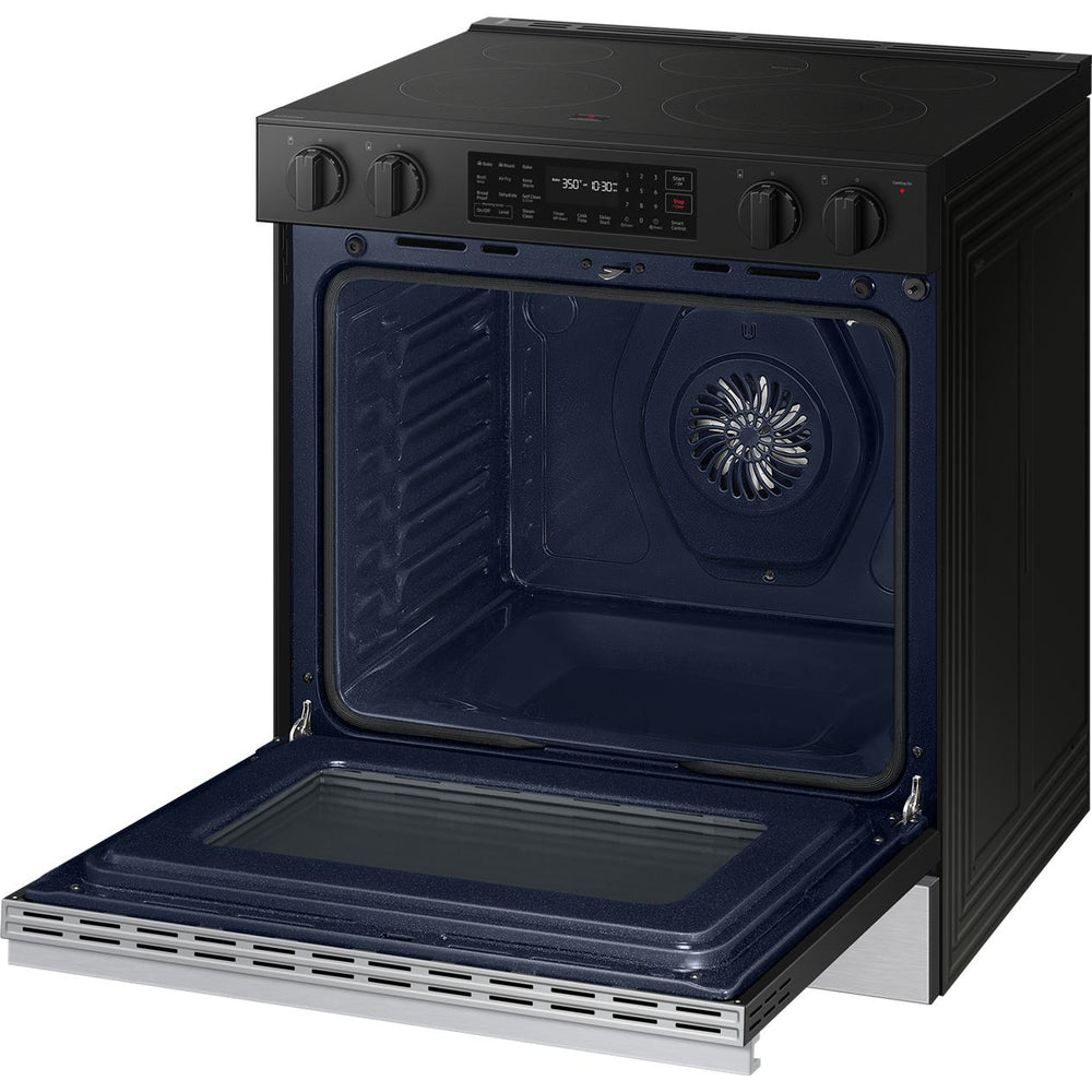  Samsung 6.3 cu. ft. Bespoke Smart Slide-In Electric Range NSE6DG8300SR/AC IMAGE 6