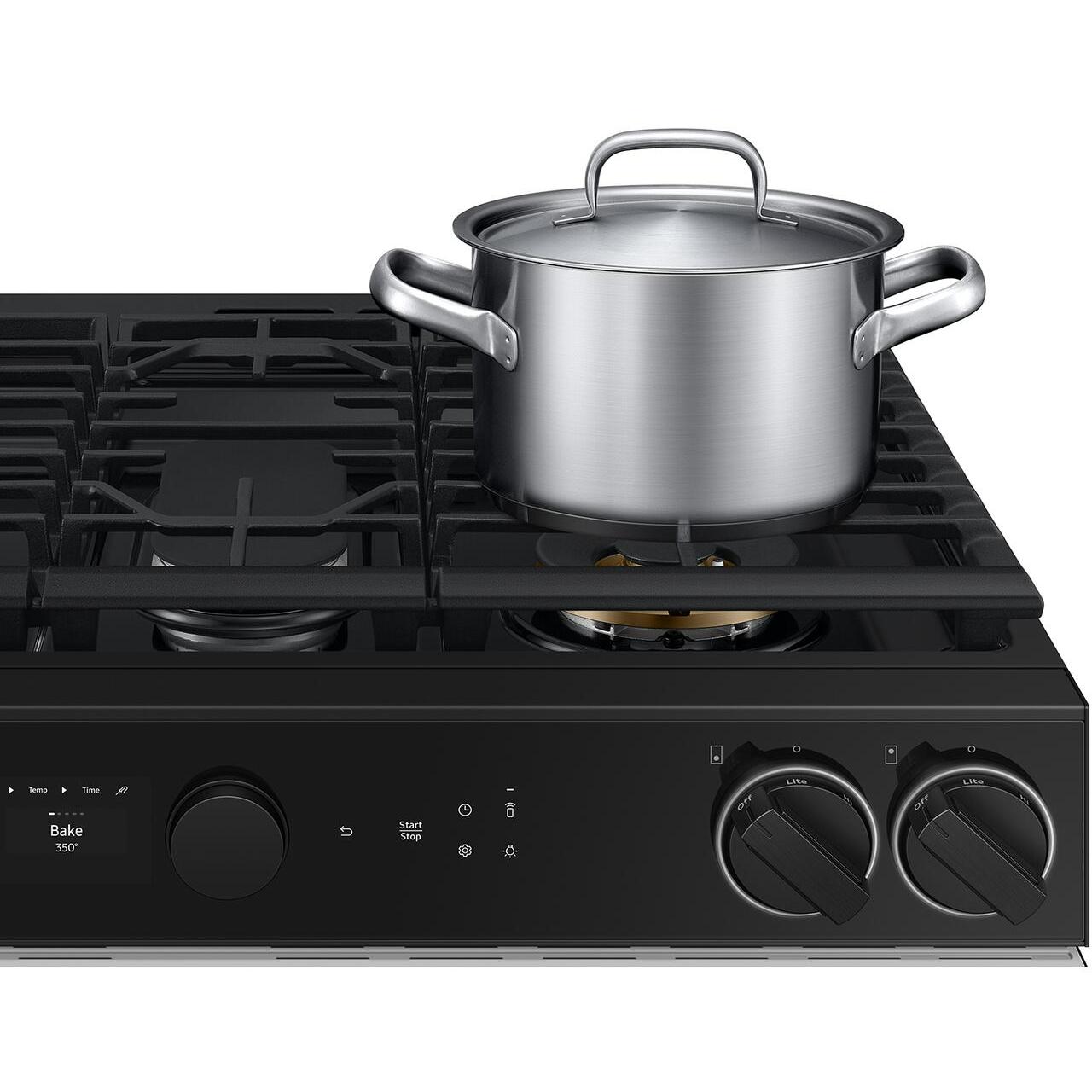 Samsung 6.0 cu. ft. Bespoke Smart Slide-In Gas Range NSG6DB870012/AA IMAGE 6