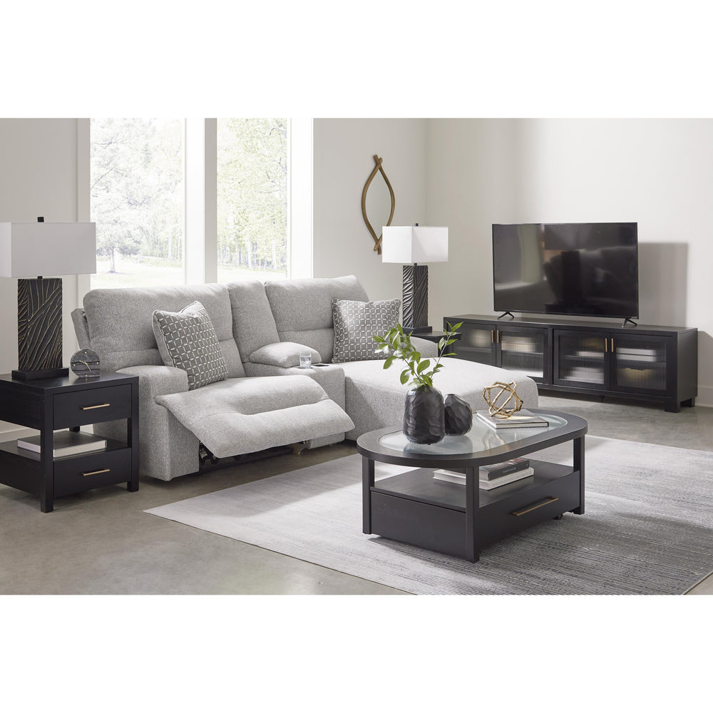  Signature Design by Ashley Acklen Place 93605S4 3 pc Power Reclining Sectional Sofa with Chaise IMAGE 6