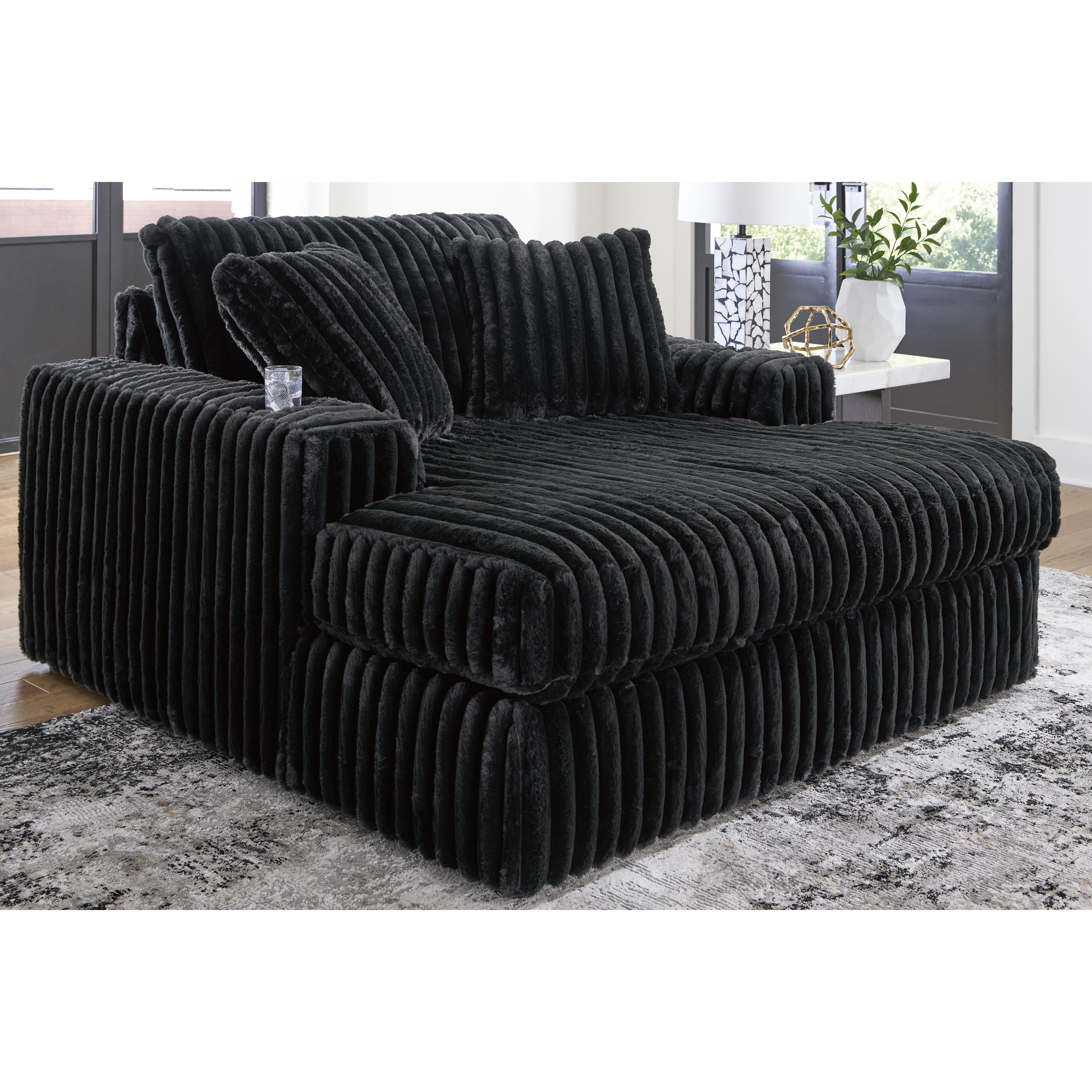  Signature Design by Ashley Midnight-Madness 9810315 Oversized Chaise IMAGE 5