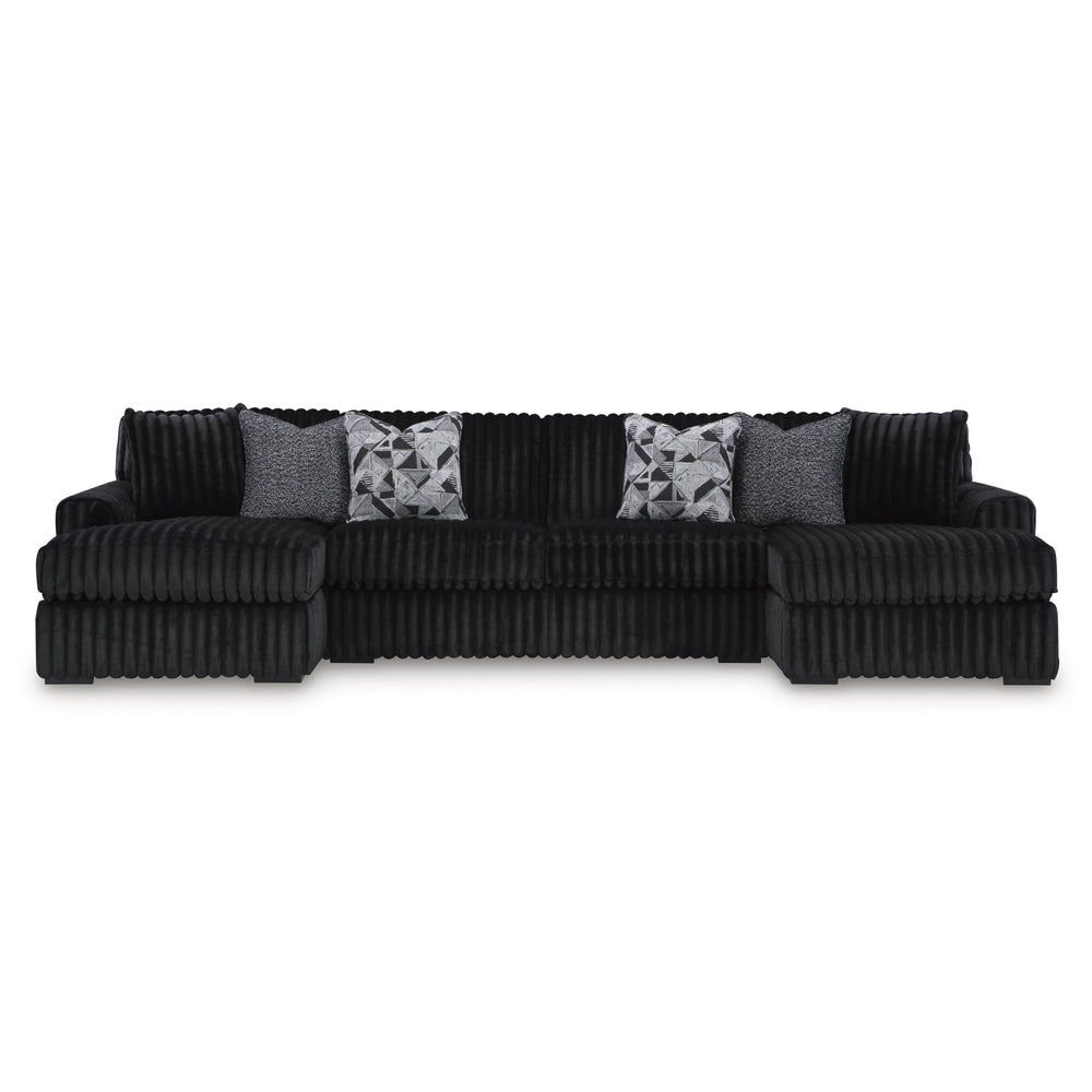  Signature Design by Ashley Midnight-Madness 98103S5 3 pc Sectional with Chaise IMAGE 1