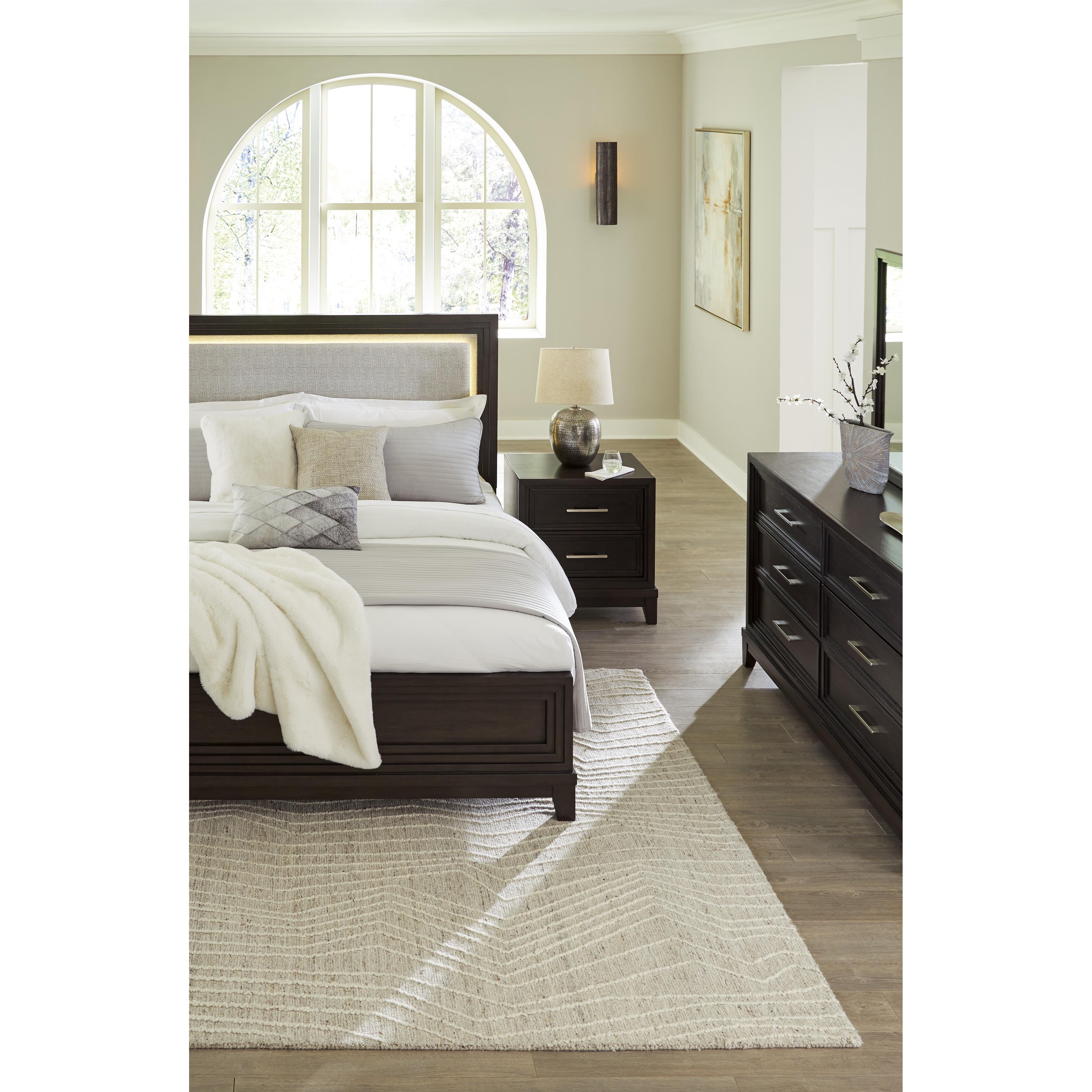  Signature Design by Ashley Neymorton B618B5 California King Upholstered Panel Bed IMAGE 12