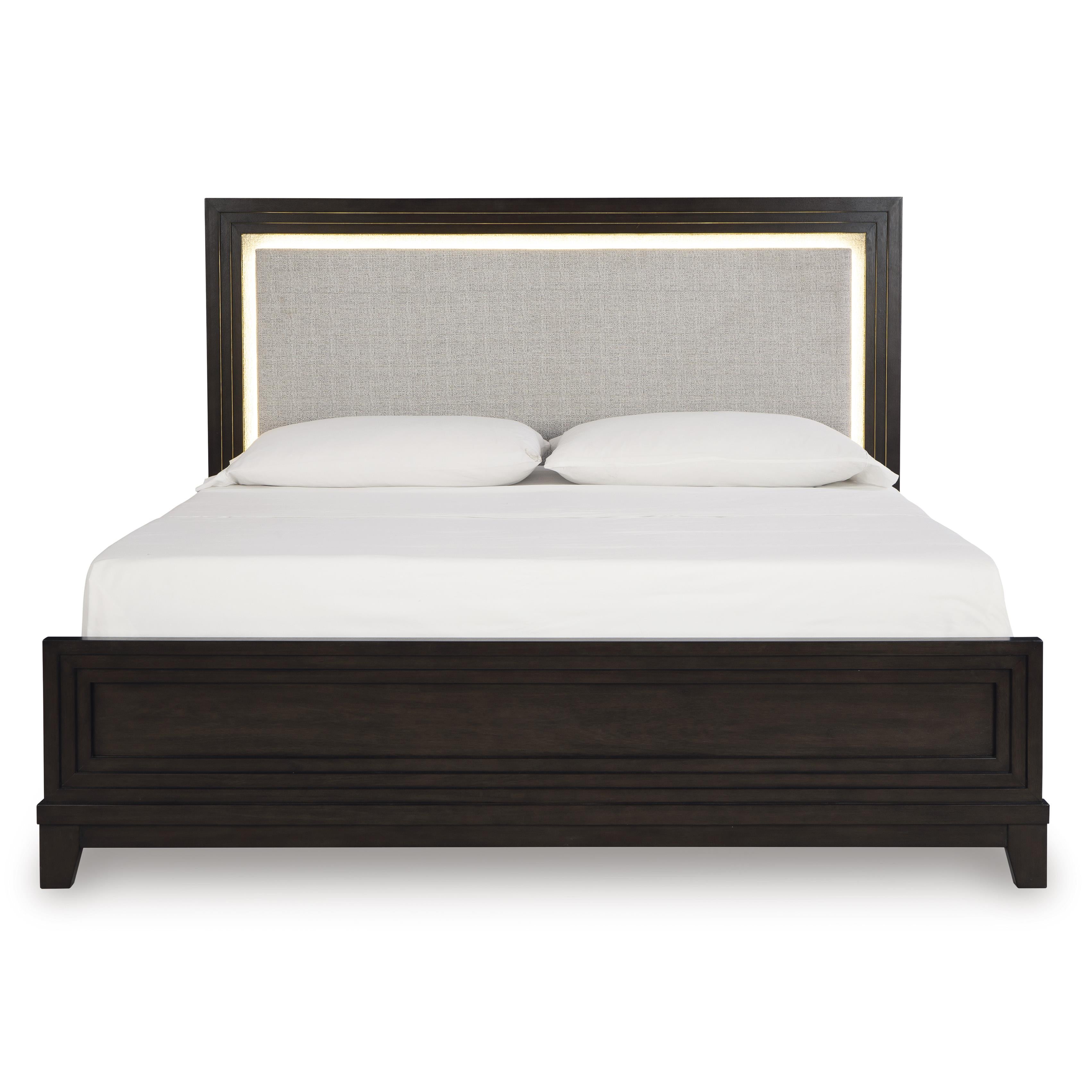  Signature Design by Ashley Neymorton B618B5 California King Upholstered Panel Bed IMAGE 3