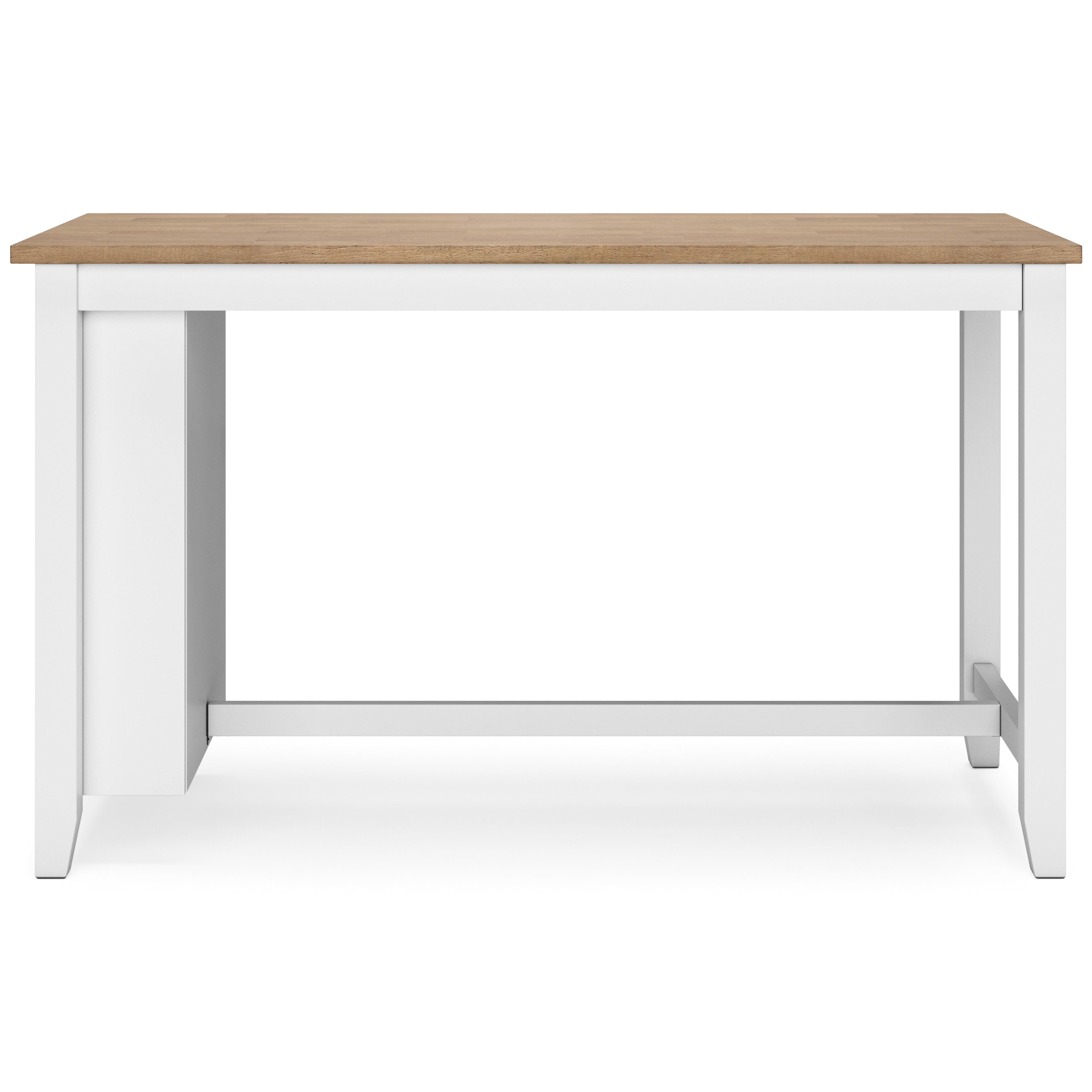  Signature Design by Ashley Gesthaven D398-13 Rectangular Dining Room Counter Table IMAGE 2