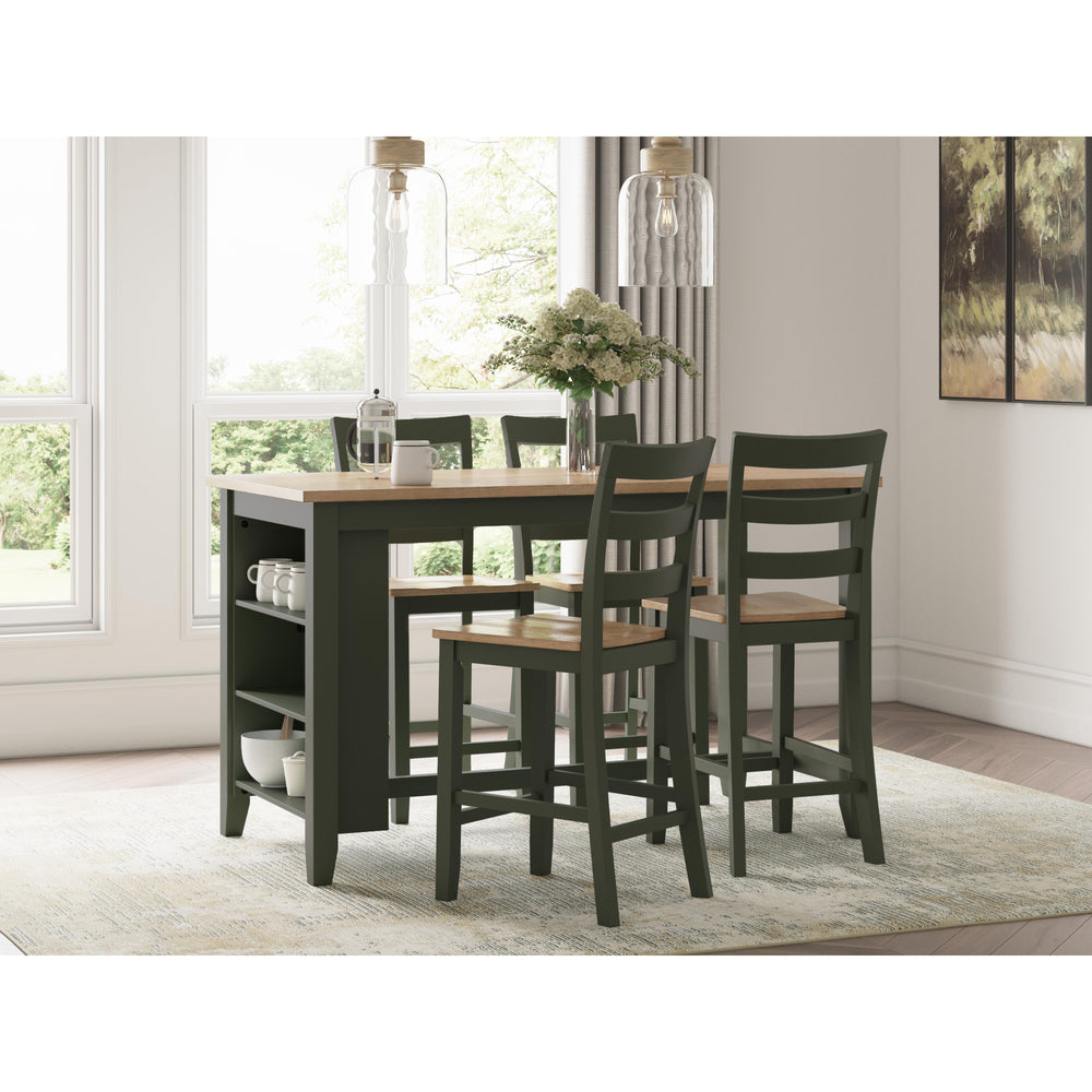  Signature Design by Ashley Gesthaven D401-13 Rectangular Dining Room Counter Table IMAGE 9