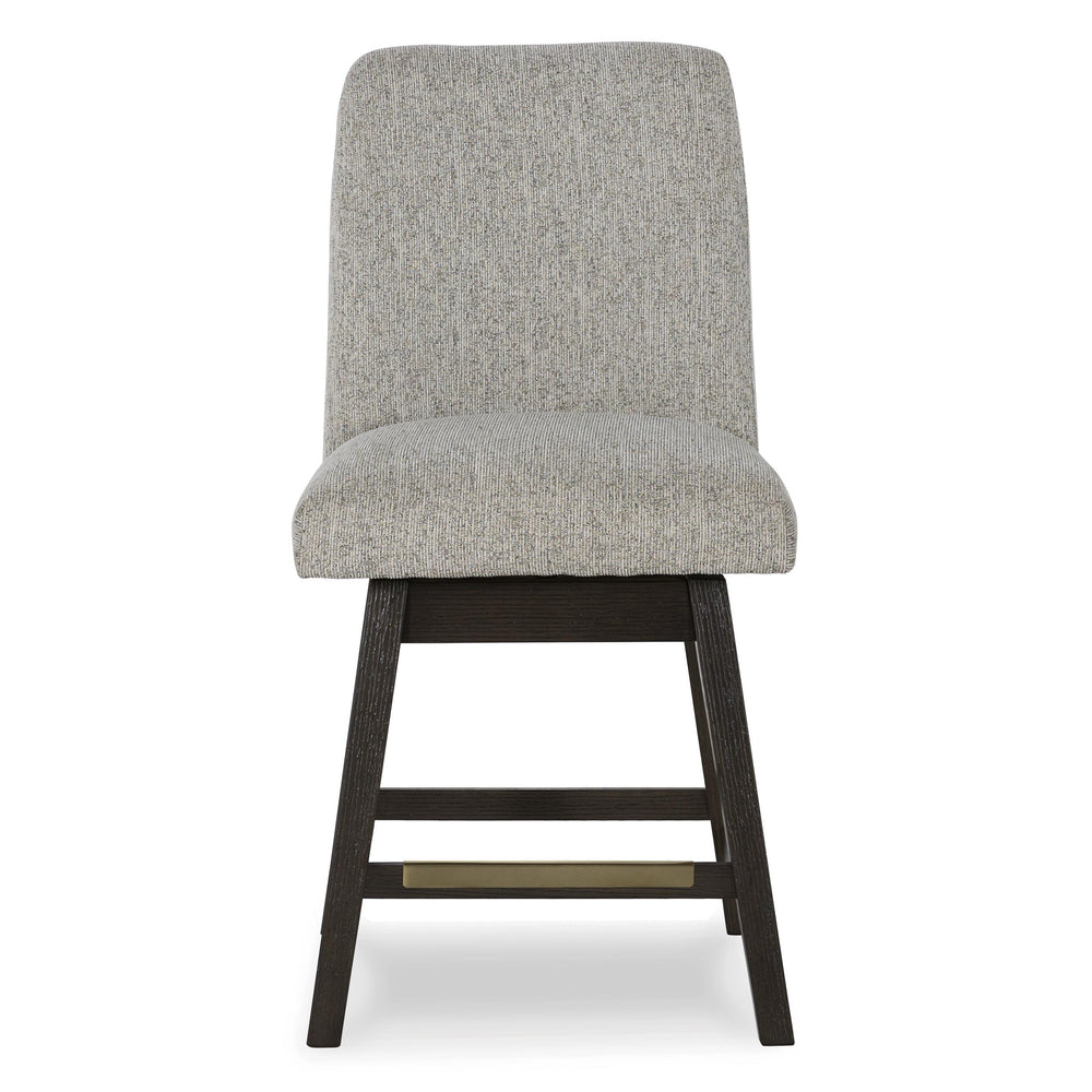  Signature Design by Ashley Burkhaus D984-124 Upholstered Swivel Barstool IMAGE 2