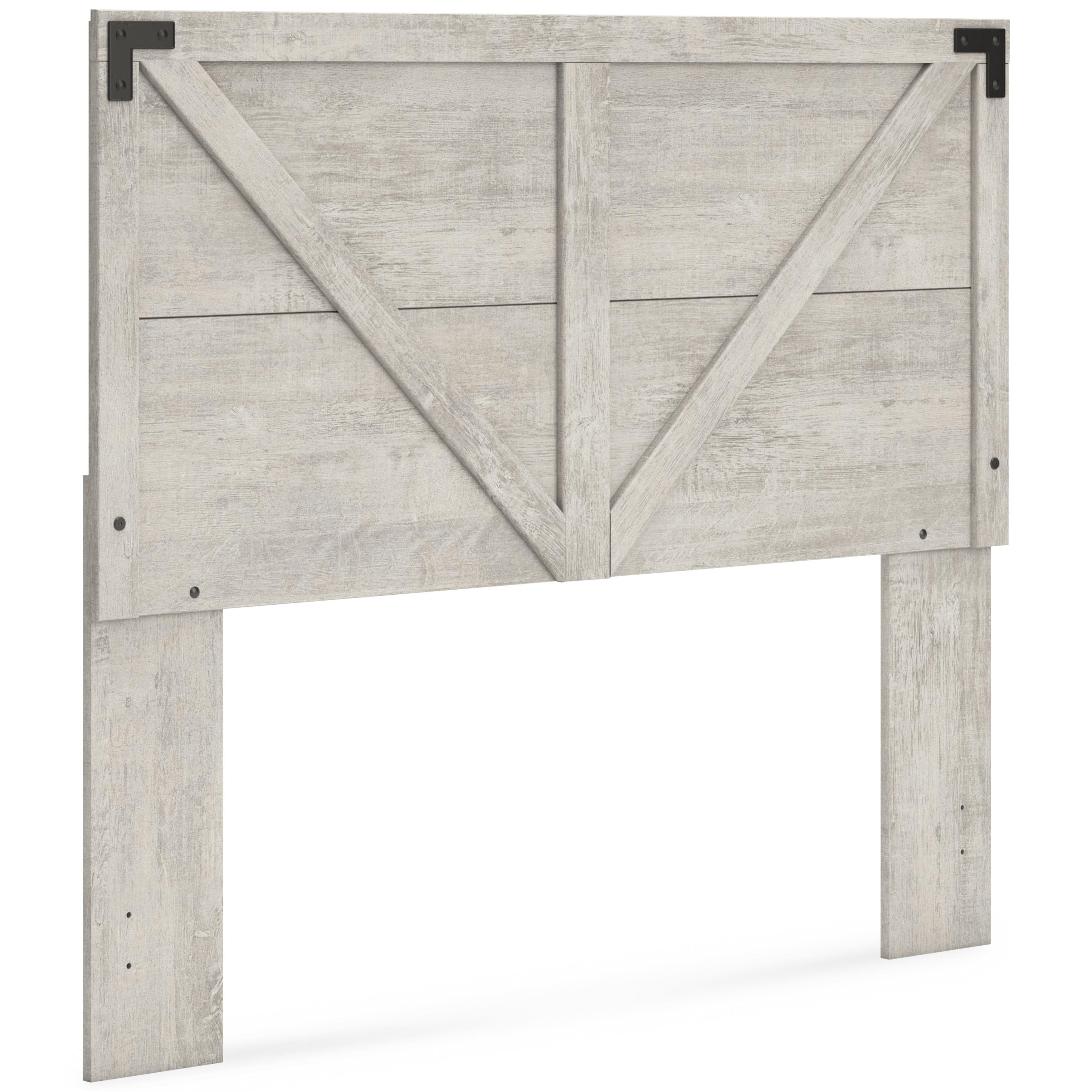  Signature Design by Ashley Shawburn EB4123-157 Queen Crossbuck Panel Headboard IMAGE 1