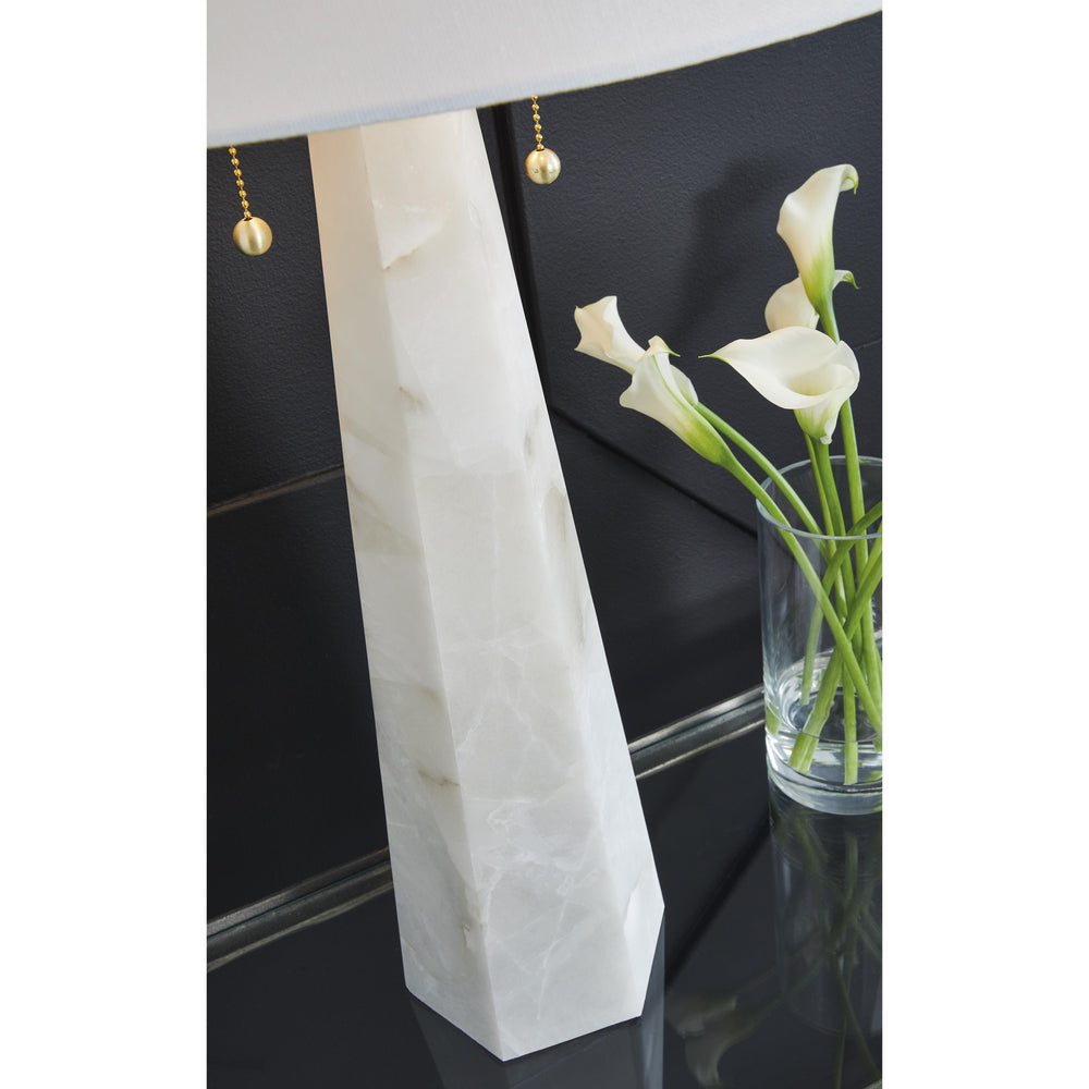  Signature Design by Ashley Laurellen L429064 Alabaster Table Lamp IMAGE 4