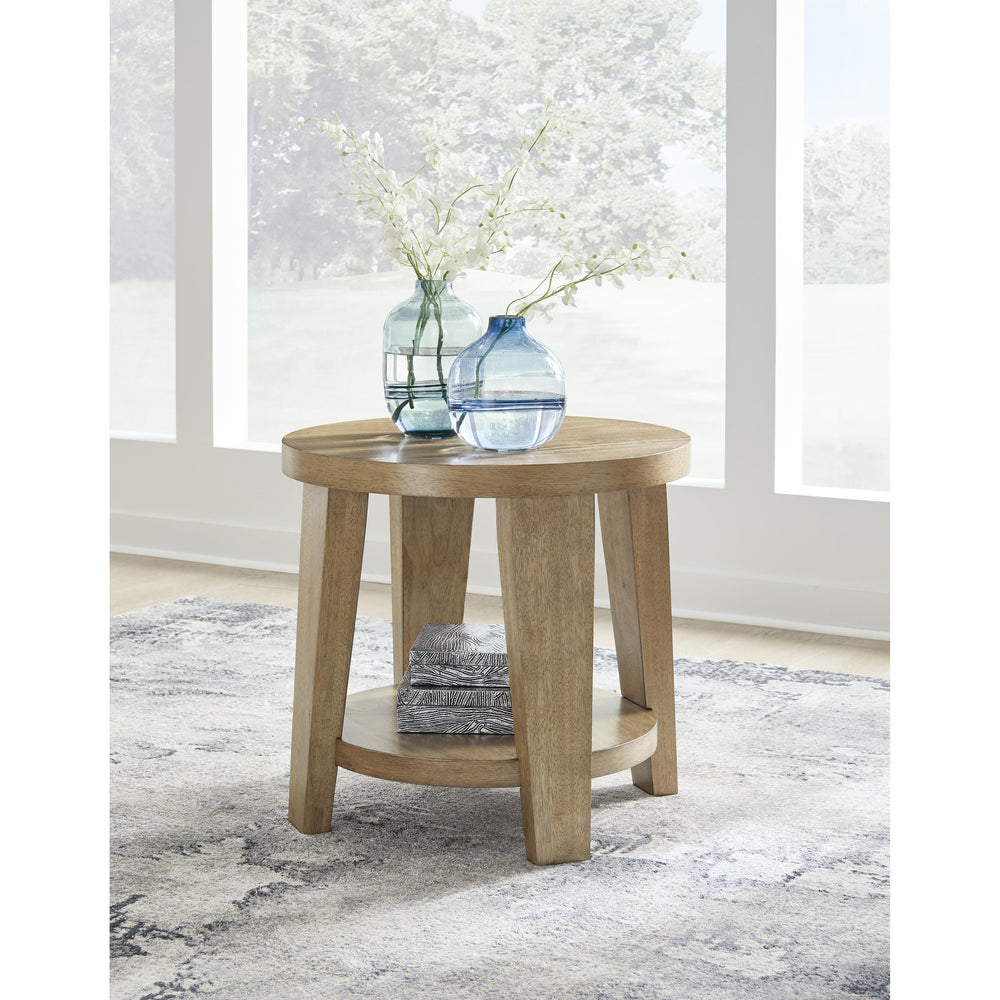  Signature Design by Ashley Kristiland T674-6 Round End Table IMAGE 5