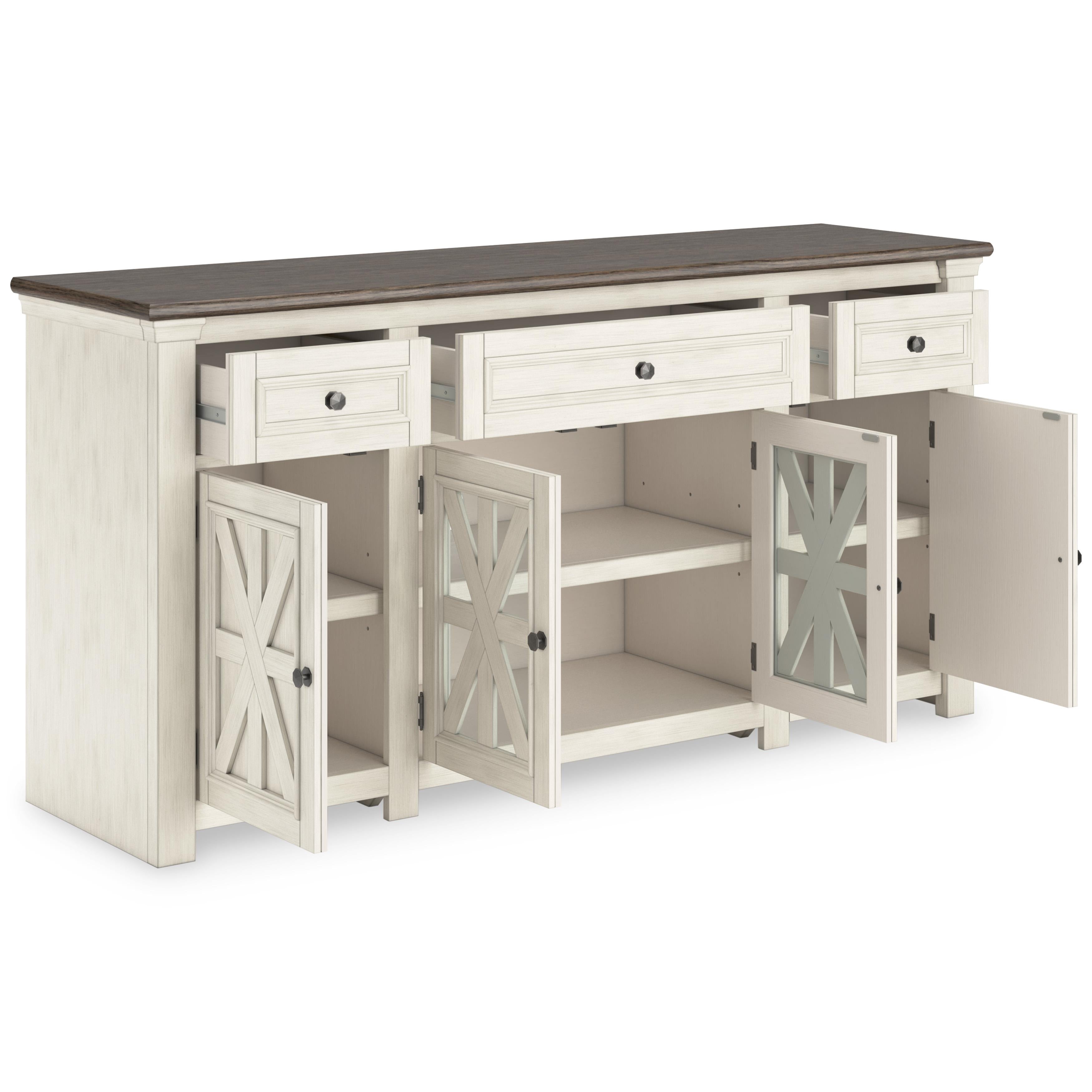  Signature Design by Ashley Bolanburg W647-68 Extra Large TV Stand IMAGE 2