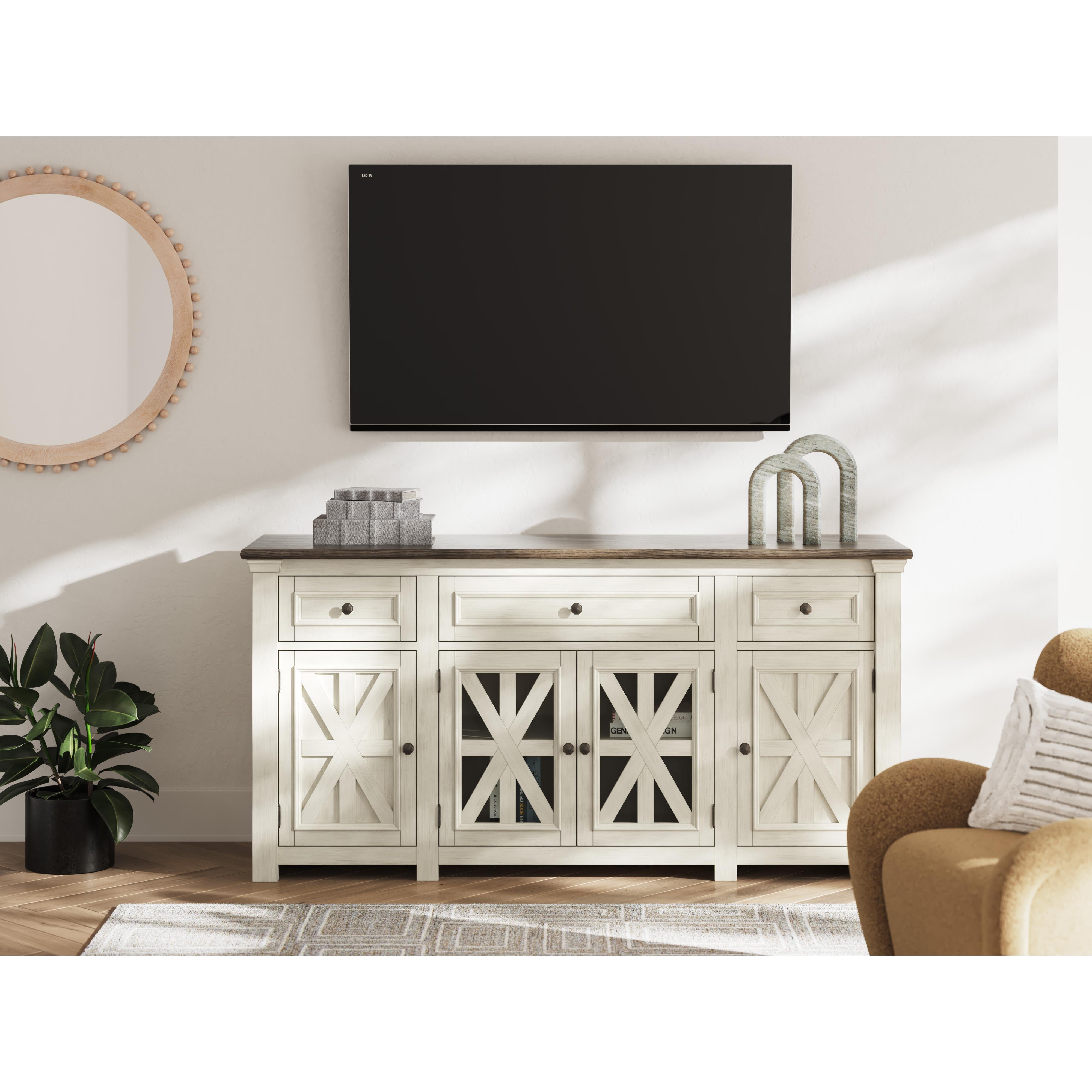  Signature Design by Ashley Bolanburg W647-68 Extra Large TV Stand IMAGE 8