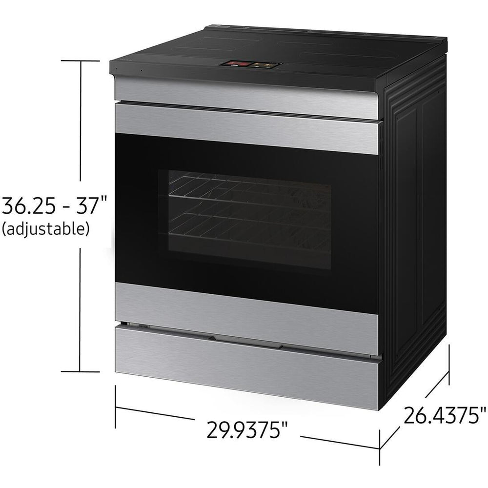  Samsung 6.3 cu. ft. Bespoke AI Slide-In Induction Range NSI6DG9900SR/AC IMAGE 11