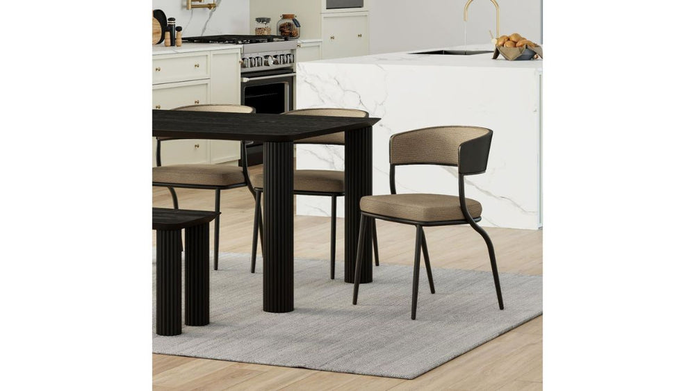 WORLDWIDE HOME FURNISHINGS KAZAN DINING CHAIR (SET OF 2)