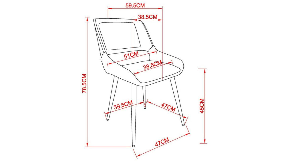WORLDWIDE HOME FURNISHINGS HUDSON DINING CHAIR