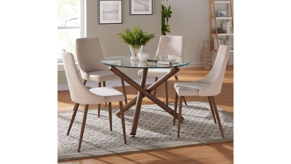 WORLDWIDE HOME FURNISHINGS ROCCA/CORA 5PC DINING SET