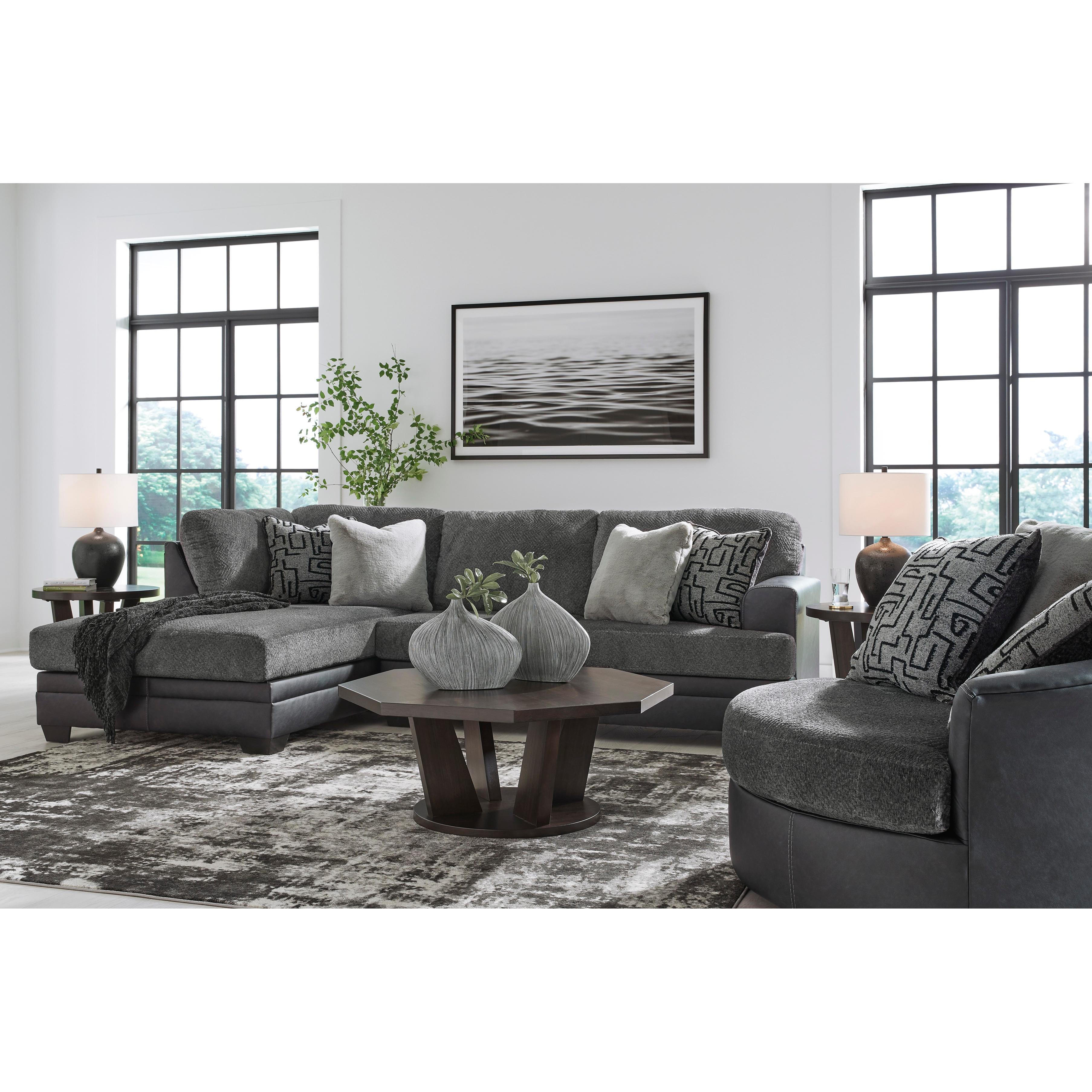  Benchcraft Brixley Pier 29906S1 2 pc Sectional with Chaise IMAGE 4