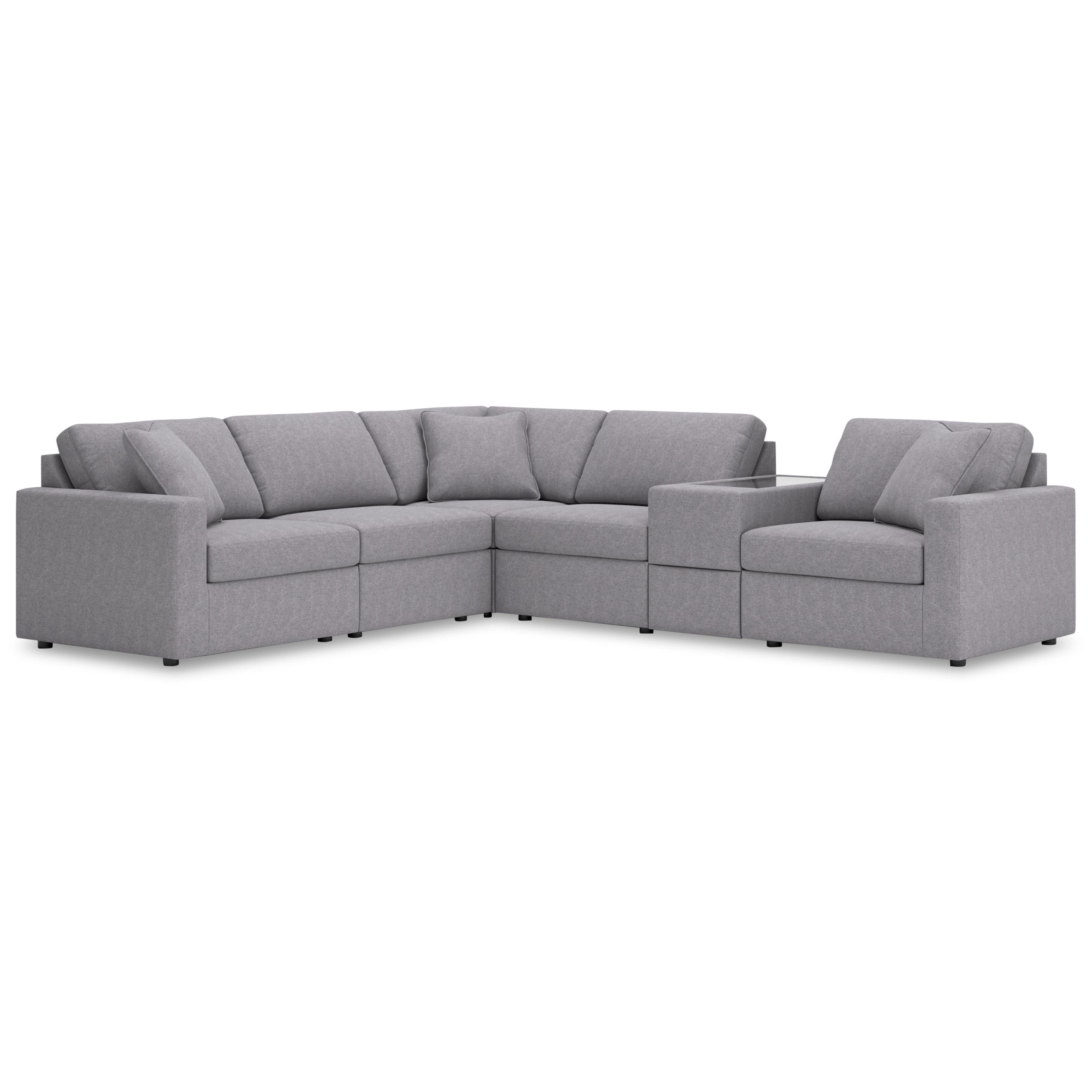  Signature Design by Ashley Modmax 92104S7 6 pc Sectional IMAGE 1