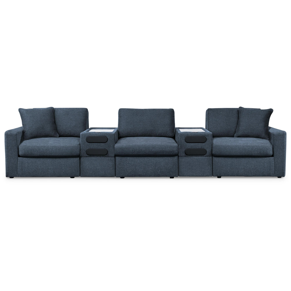  Signature Design by Ashley Modmax 92121S15 5 pc Sectional with Audio System IMAGE 1