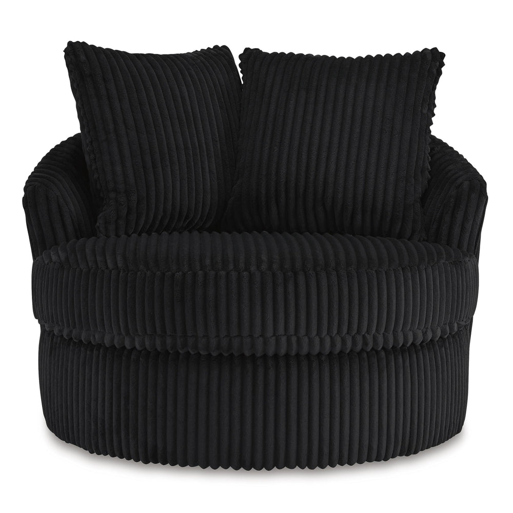  Signature Design by Ashley Gramwell A3000725 Swivel Accent Chair IMAGE 2