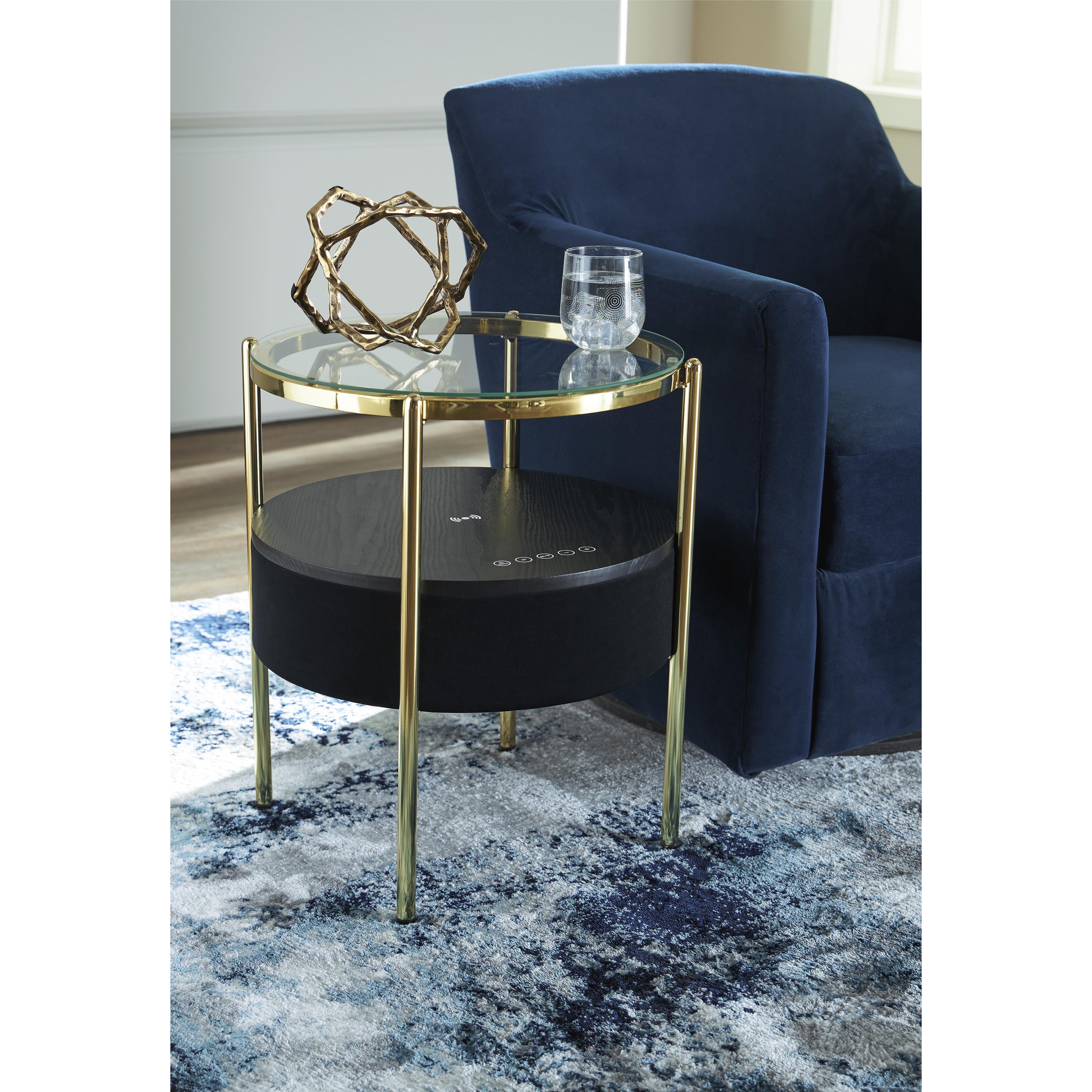  Signature Design by Ashley Nedman A4000669 Accent Table with Speaker IMAGE 4
