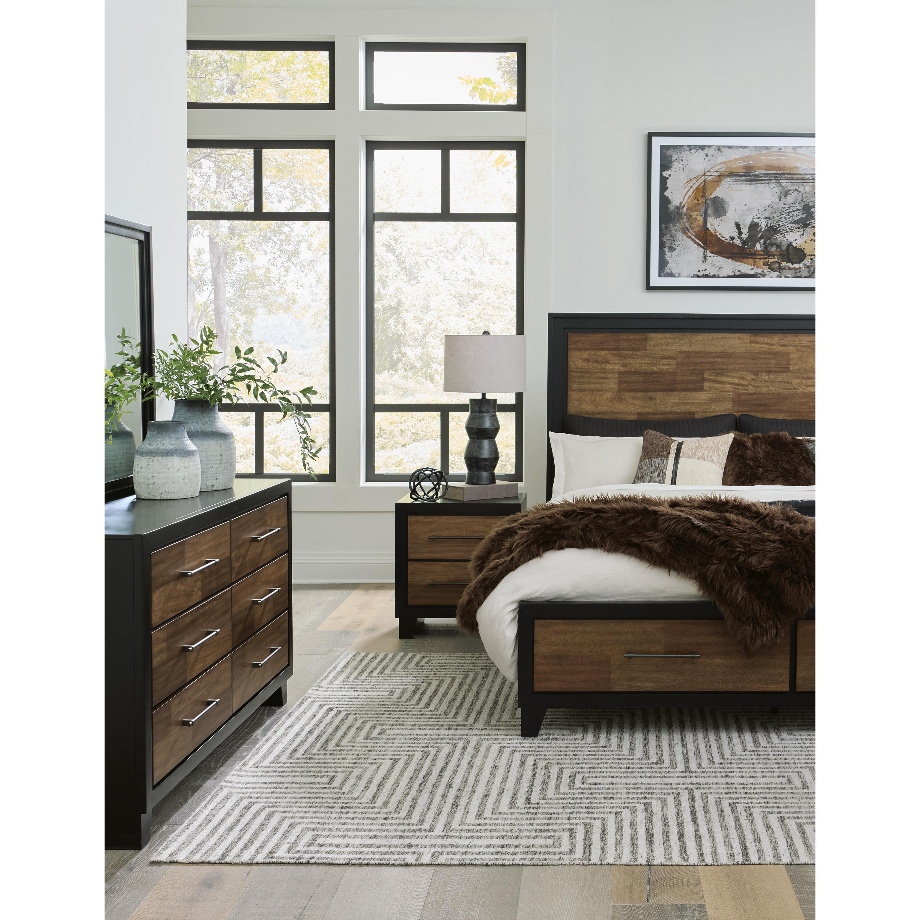  Benchcraft Kraeburn B496B6 Queen Panel Storage Bed IMAGE 10