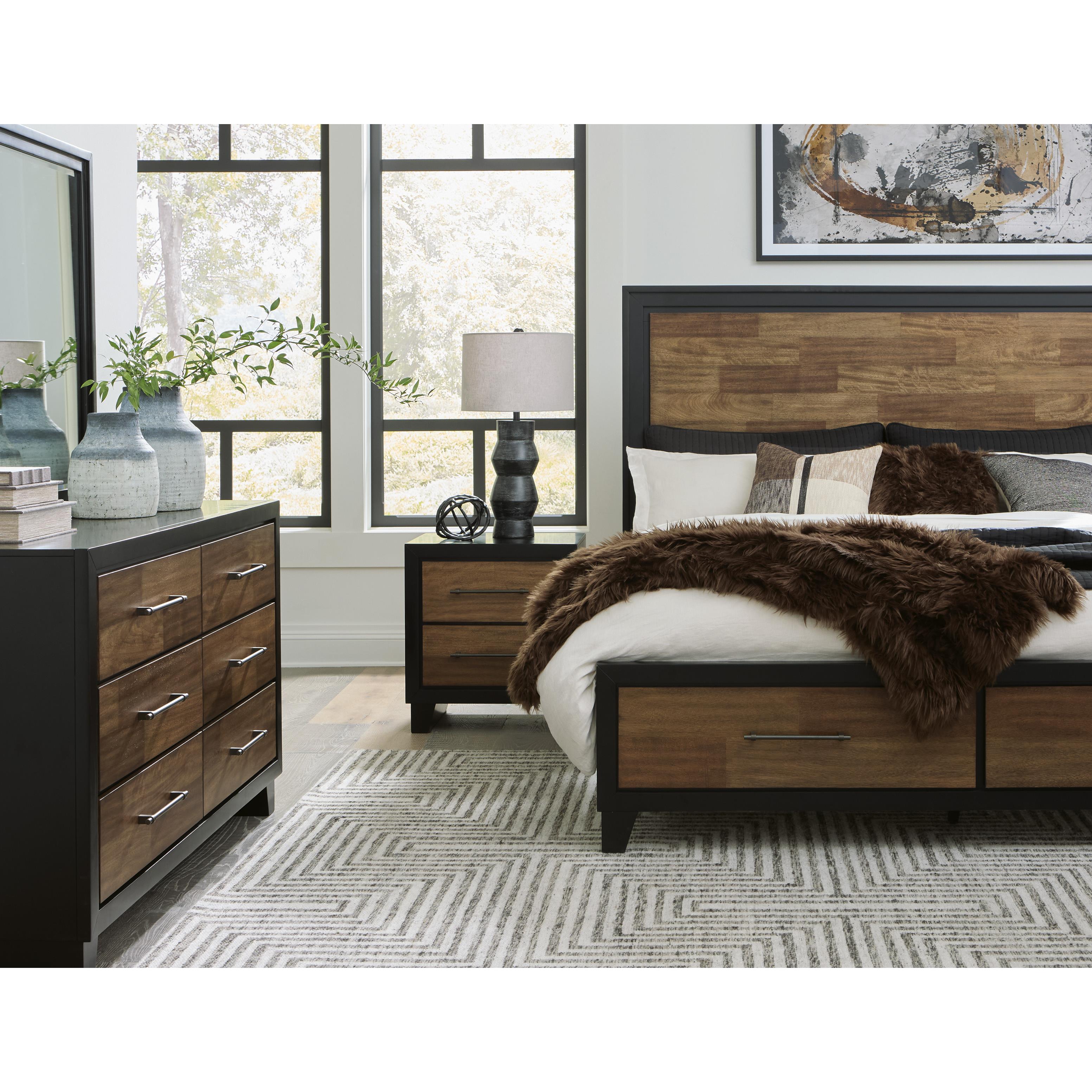  Benchcraft Kraeburn B496B6 Queen Panel Storage Bed IMAGE 8