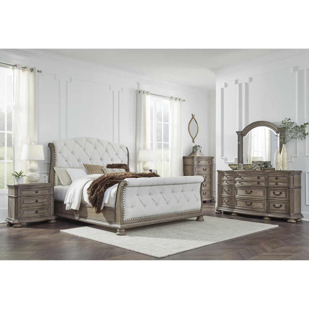  Signature Design by Ashley Ardenfield B944B4 King Upholstered Sleigh Bed IMAGE 10