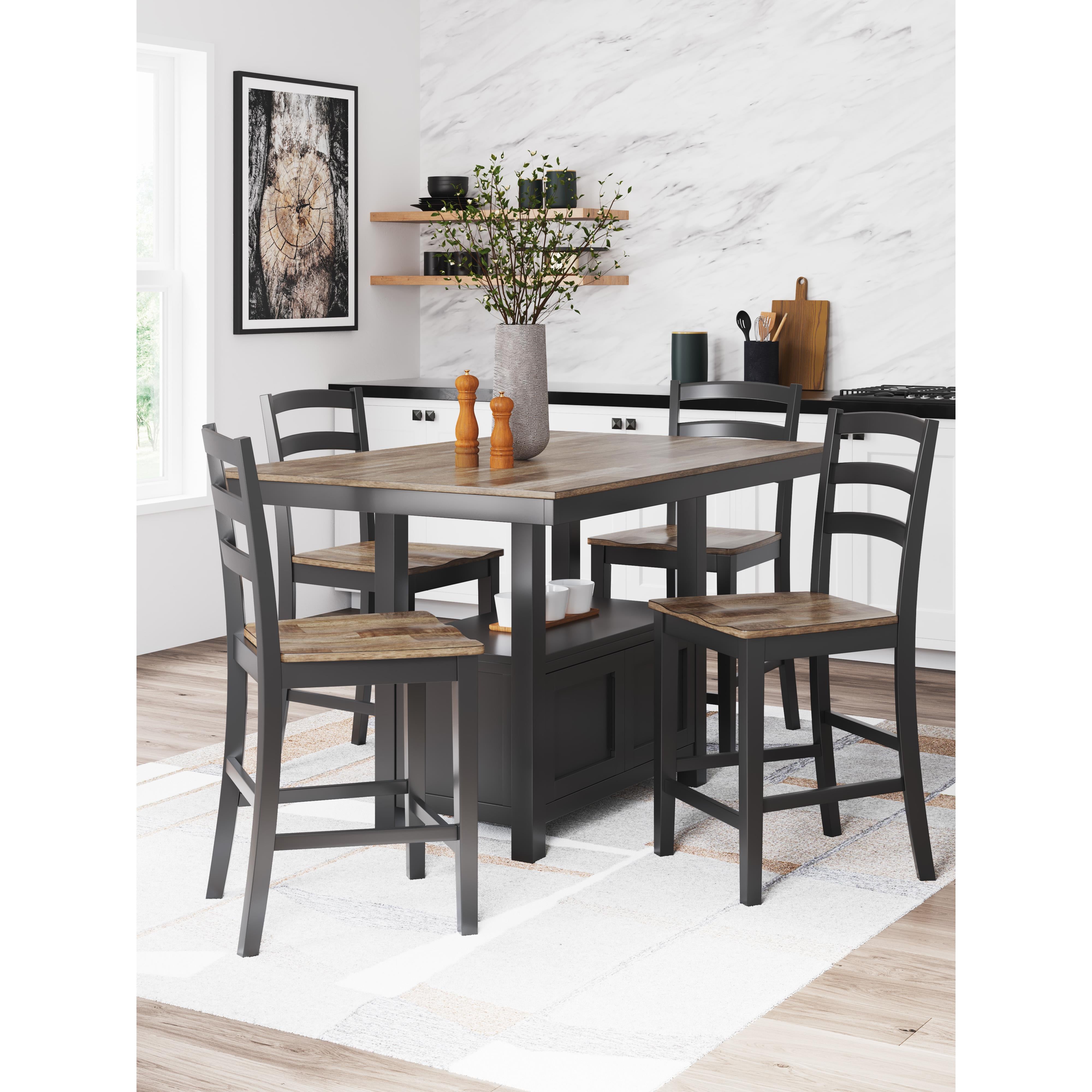  Signature Design by Ashley Wildenauer D634-13 Rectangular Dining Room Counter Table IMAGE 8