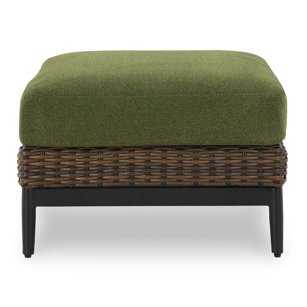  Signature Design by Ashley Horizon Hall P572-814 Ottoman with Cushion IMAGE 2
