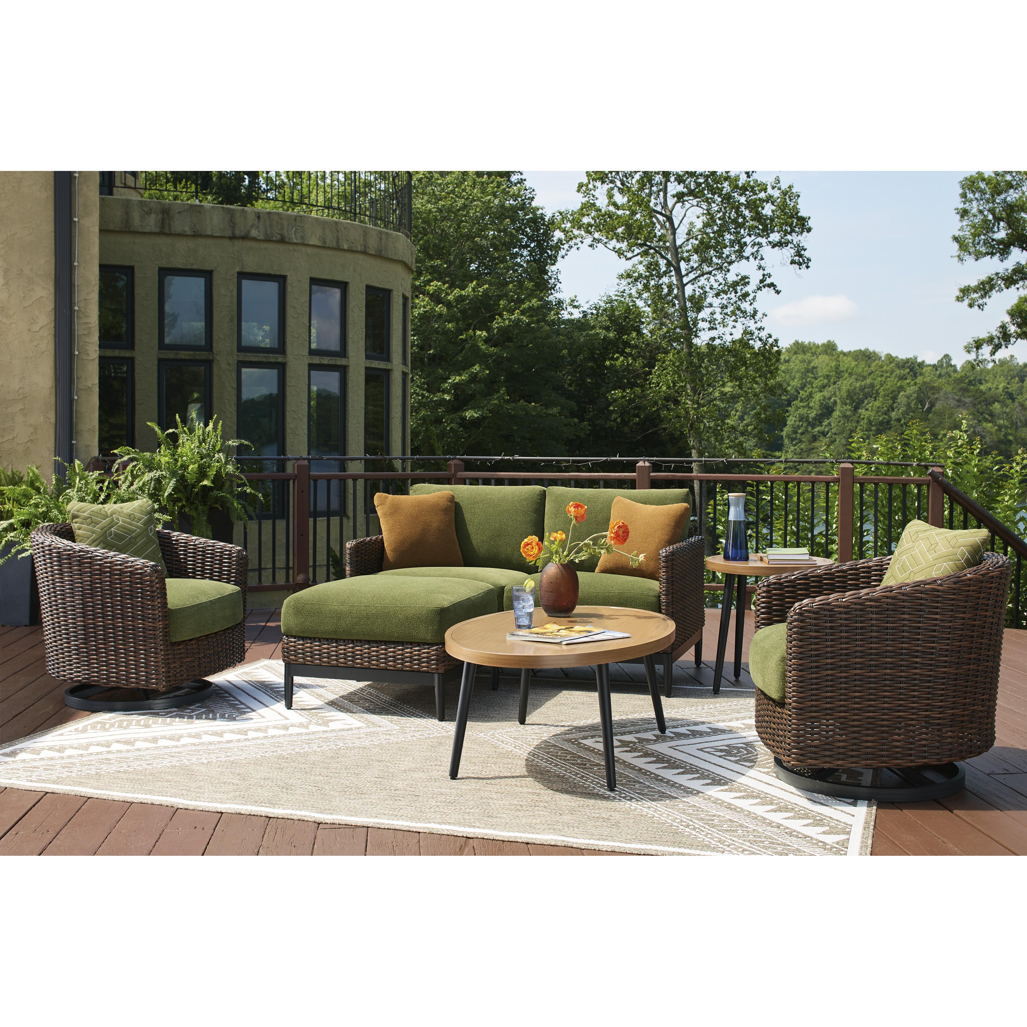  Signature Design by Ashley Horizon Hall P572-835 Loveseat with Cushion IMAGE 9
