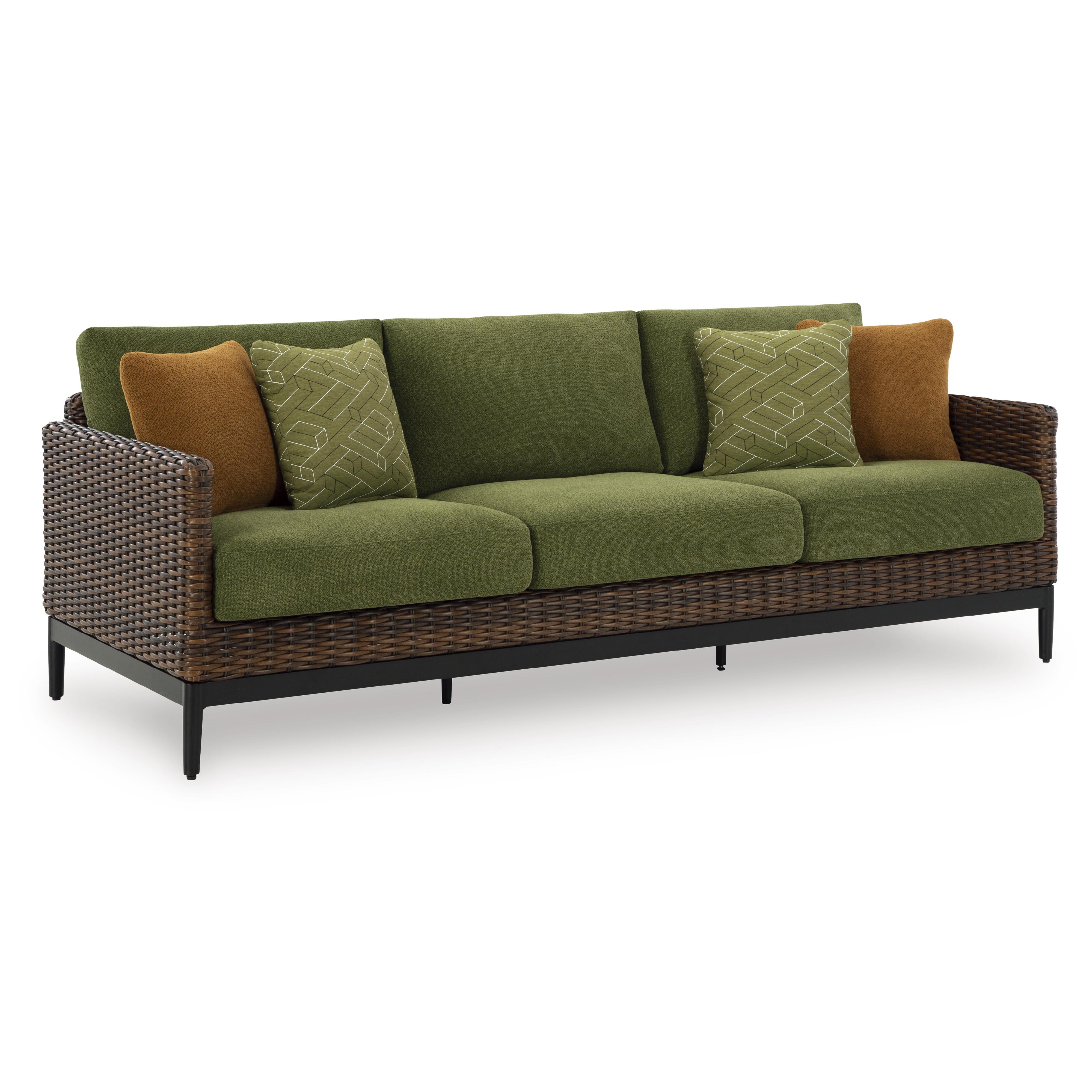  Signature Design by Ashley Horizon Hall P572-838 Sofa with Cushion IMAGE 1