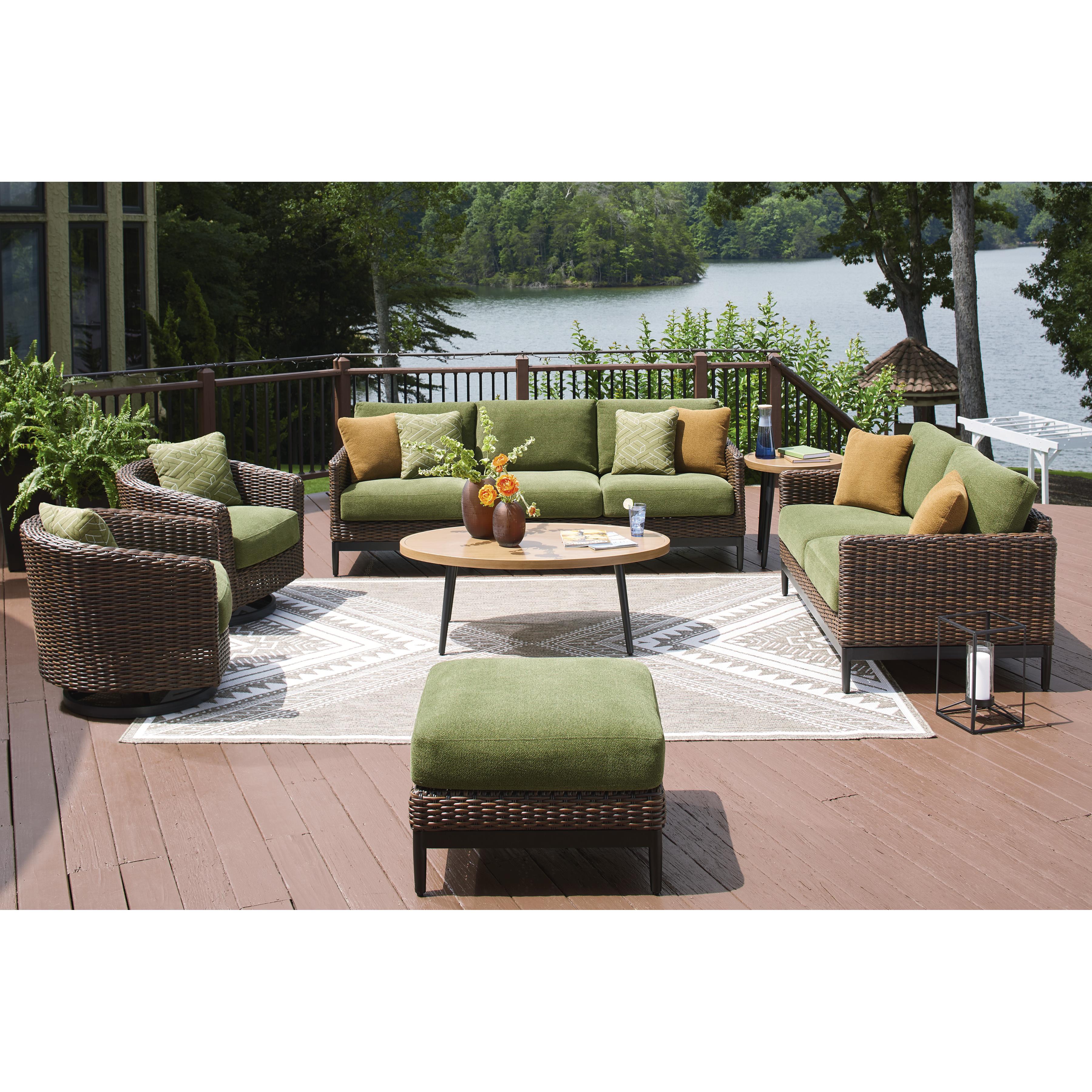  Signature Design by Ashley Horizon Hall P572-838 Sofa with Cushion IMAGE 10