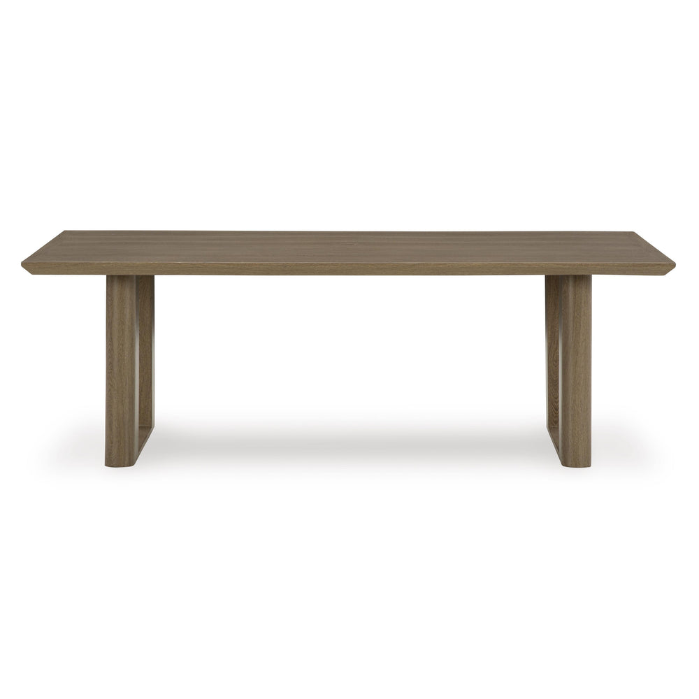  Signature Design by Ashley Serene Bay P671-625 Rectangular Dining Table with Umbrella Option IMAGE 2
