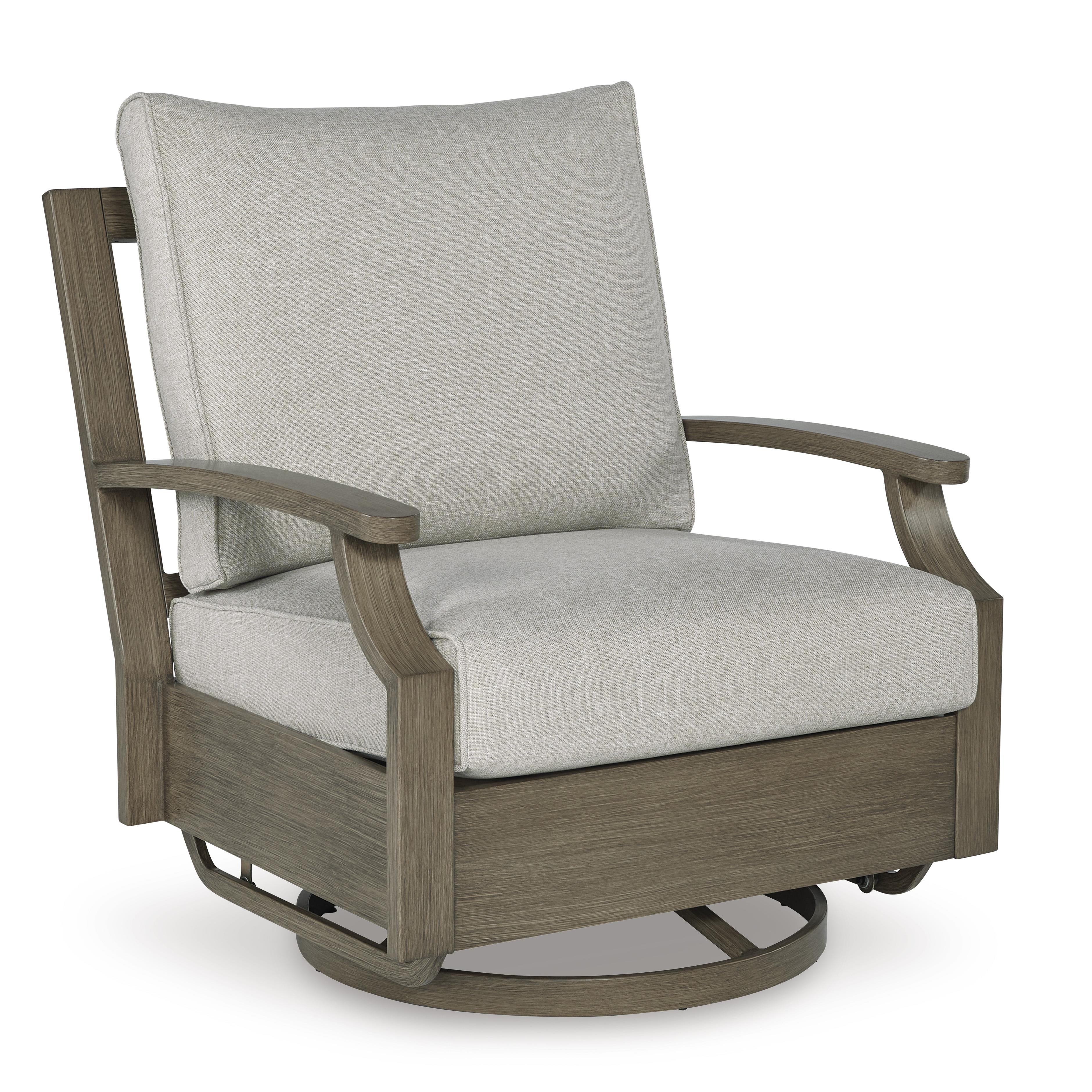 Signature Design by Ashley Rainier Ranch P701-821 Swivel Glider Chair with Cushion IMAGE 1