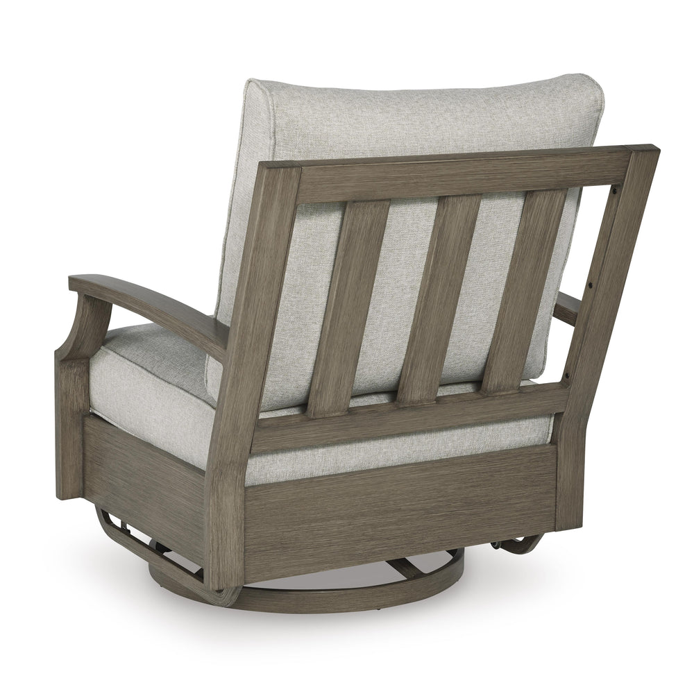  Signature Design by Ashley Rainier Ranch P701-821 Swivel Glider Chair with Cushion IMAGE 4