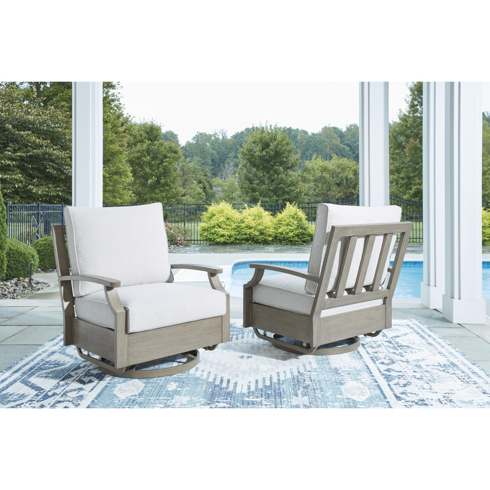  Signature Design by Ashley Rainier Ranch P701-821 Swivel Glider Chair with Cushion IMAGE 5