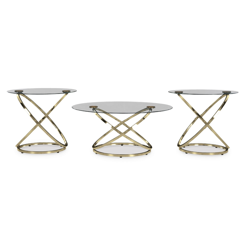  Signature Design by Ashley Crimonti T273-13 Occasional Table Set IMAGE 2