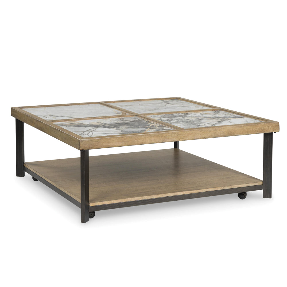  Signature Design by Ashley Montia T632-8 Square Cocktail Table IMAGE 1