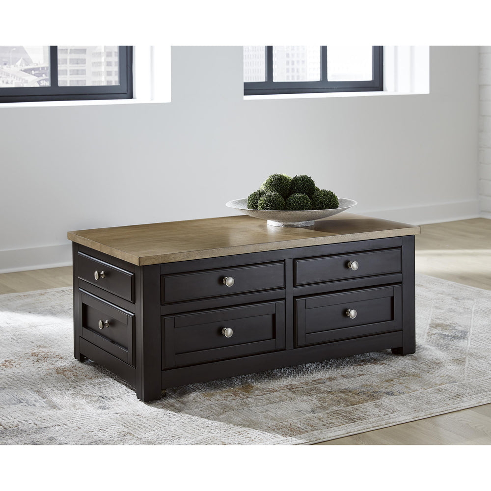  Signature Design by Ashley Drazmine T734-20 Lift Top Cocktail Table IMAGE 6