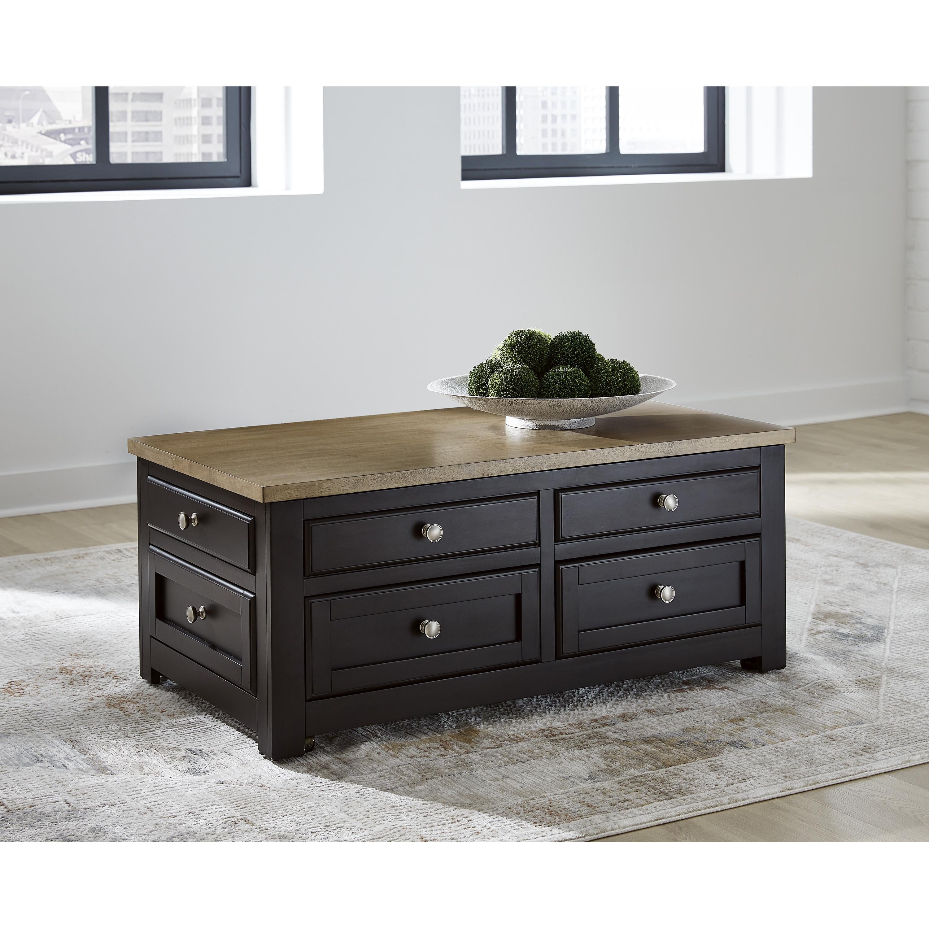 Signature Design by Ashley Drazmine T734-20 Lift Top Cocktail Table IMAGE 6